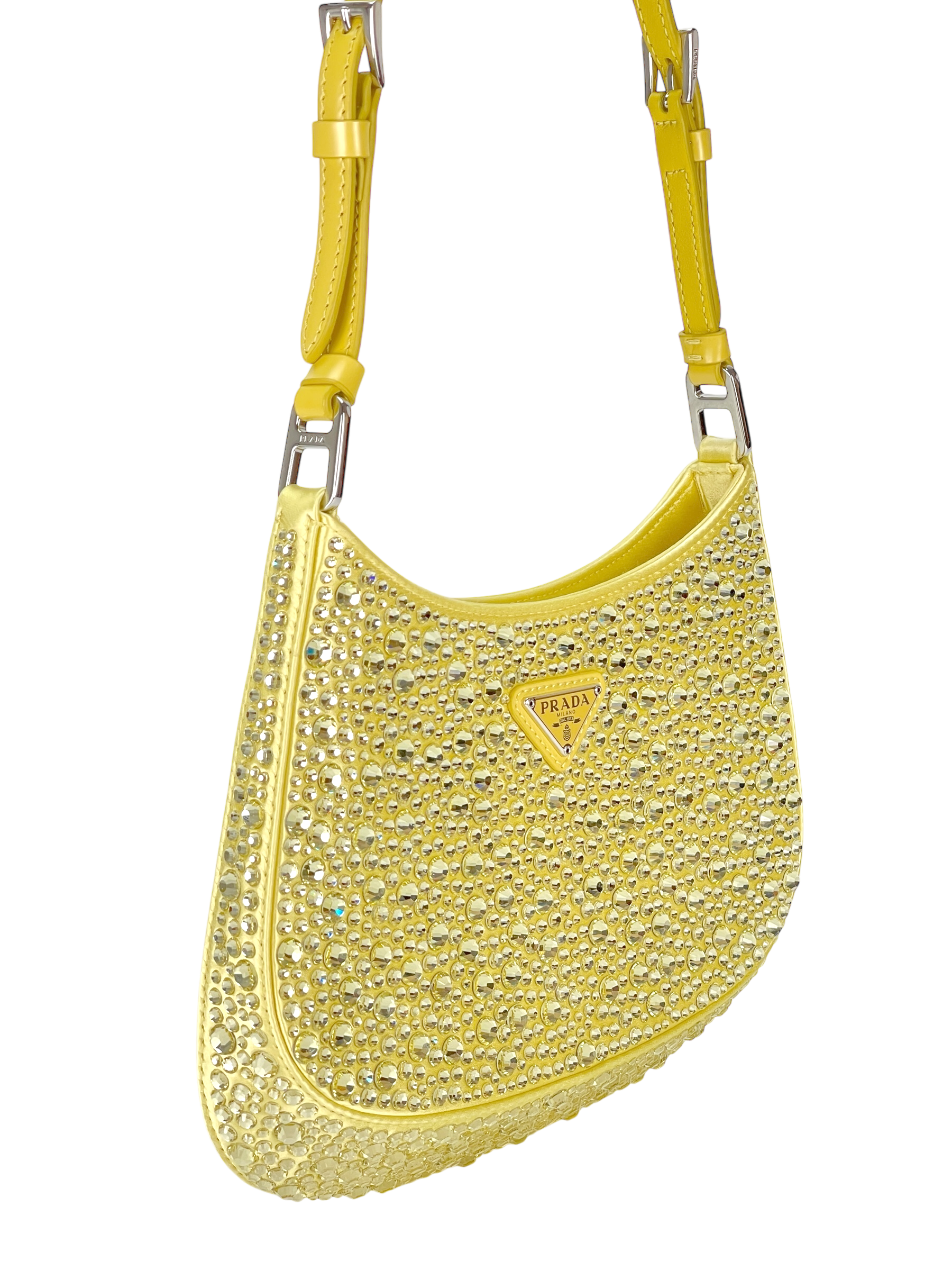 PRADA - Cleo Crystal-Embellished Shoulder Bag