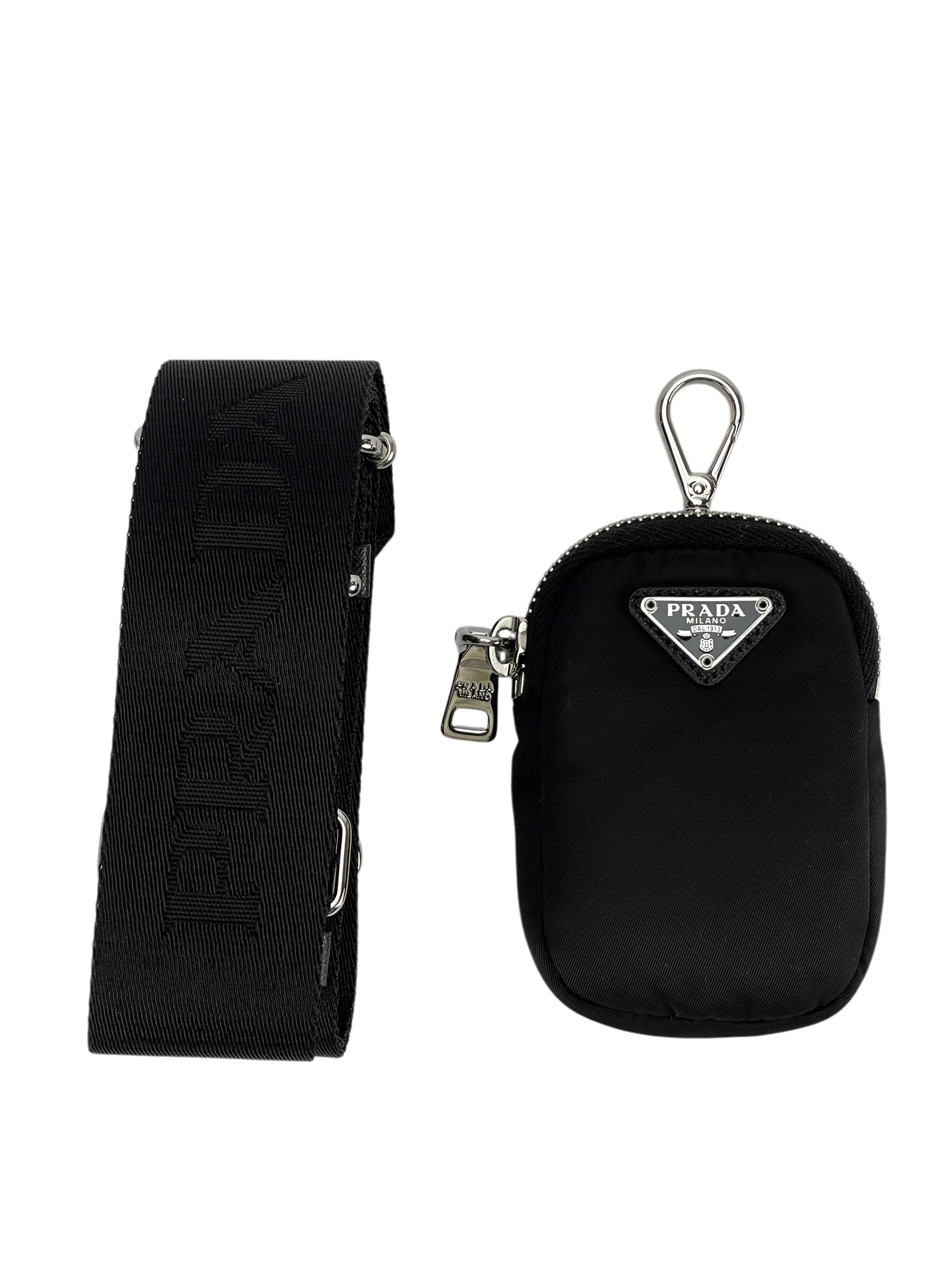 PRADA - Black Re-Edition 2005 Re-Nylon bag 3 in1