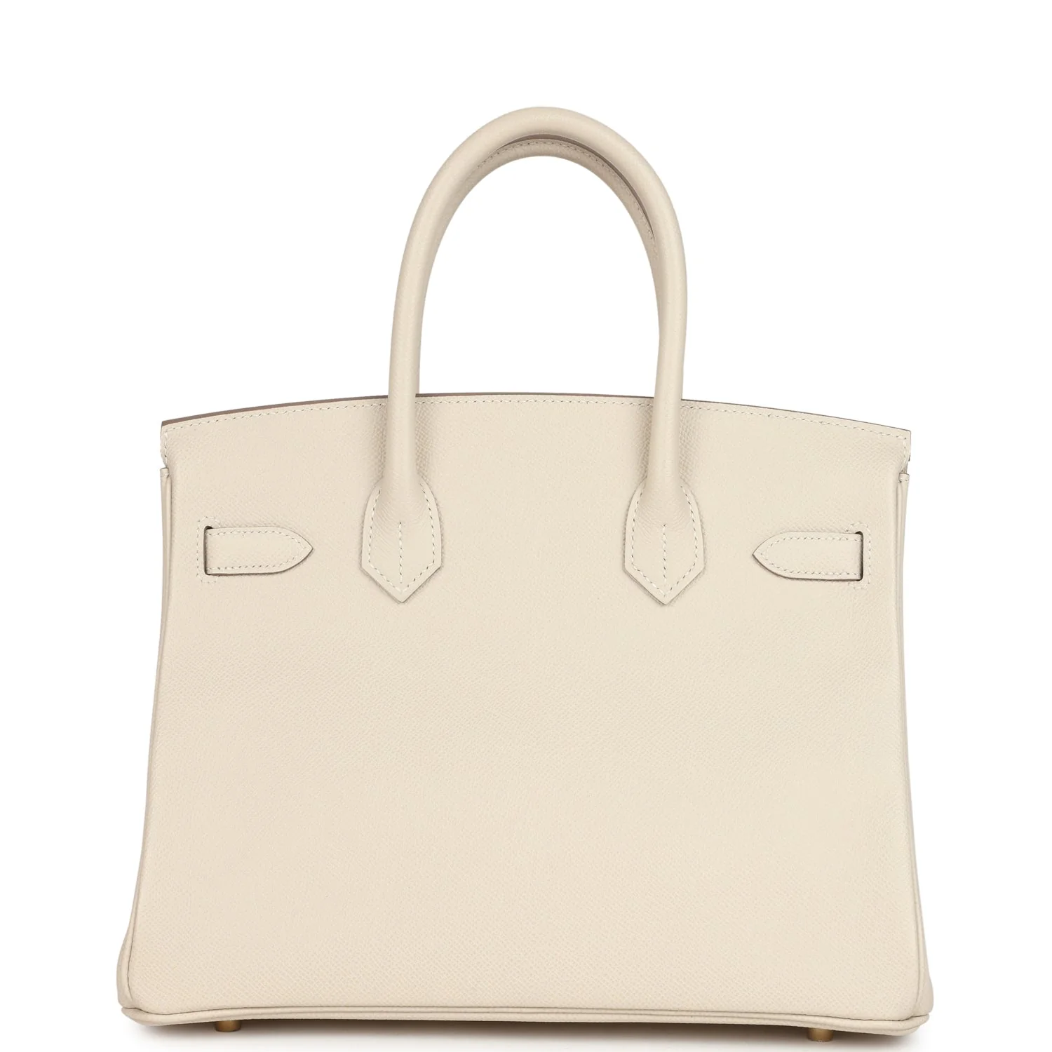 Pre-owned Hermes Birkin 30 Craie Epsom Gold Hardware