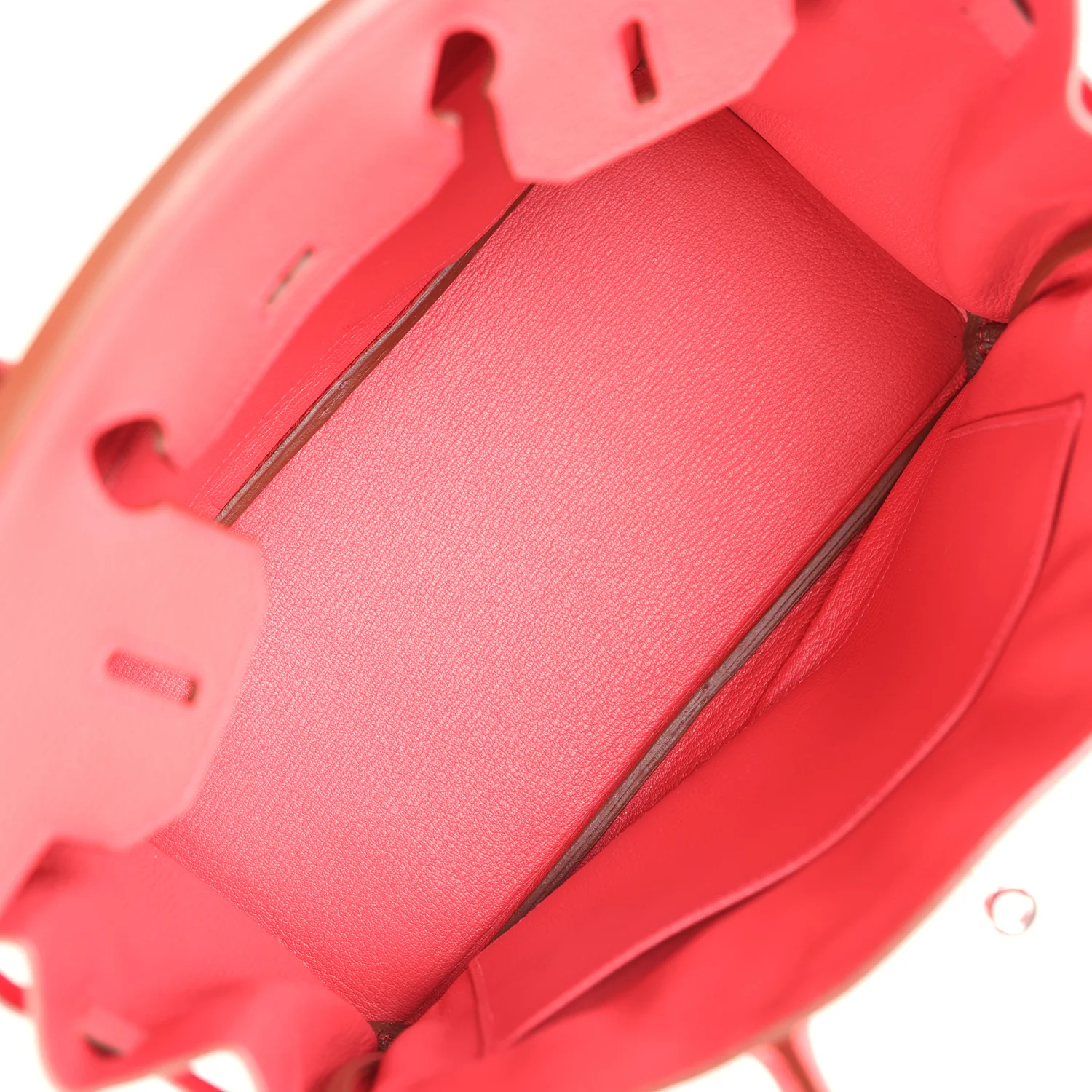 Pre-owned Hermes Birkin 30 Bougainvillea Clemence Palladium Hardware