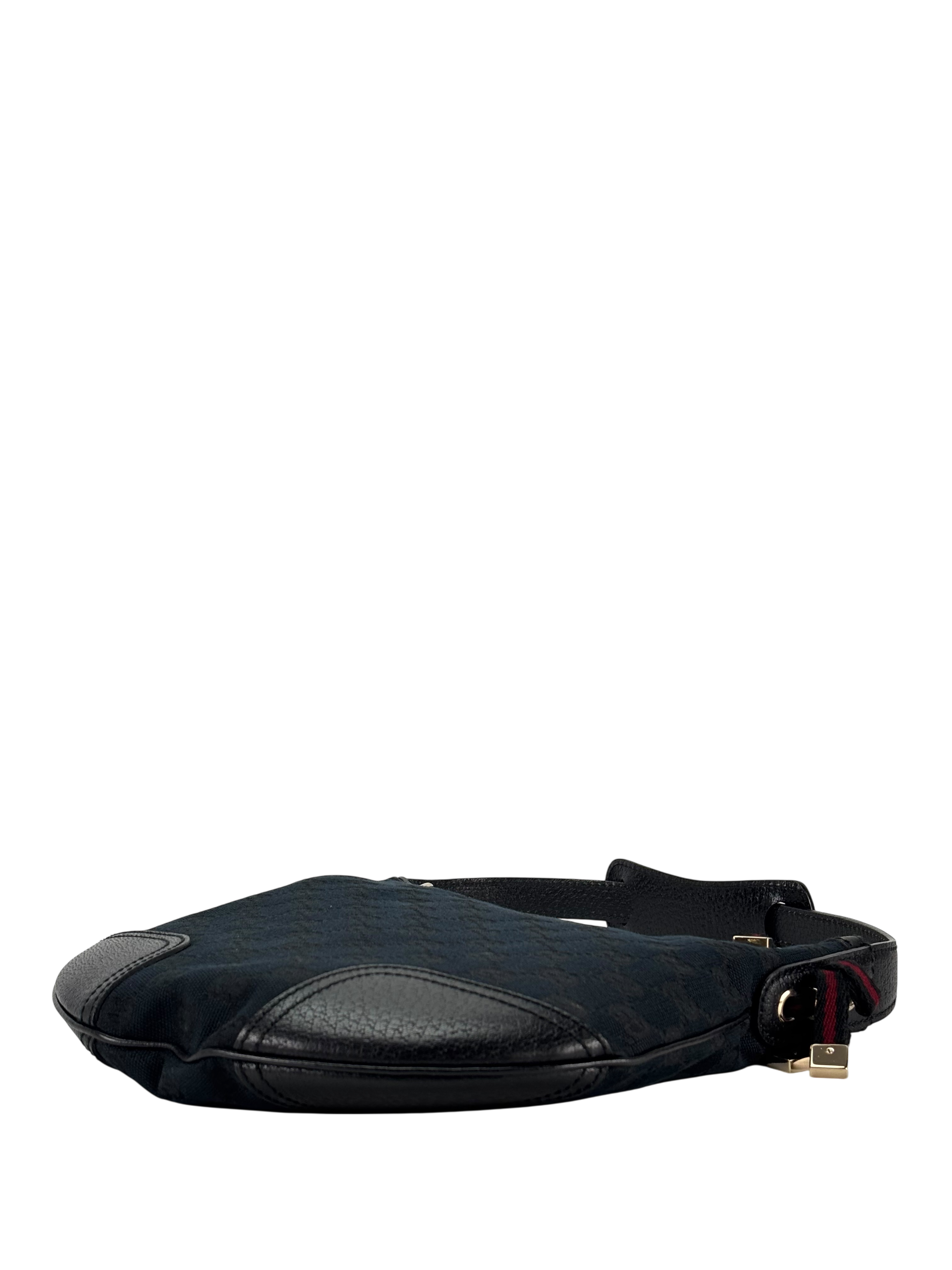 GUCCI - Black Princy Hobo GG Canvas Shoulder bag