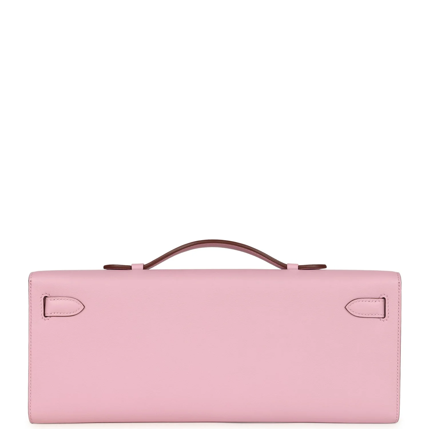 Hermes Kelly Cut Mauve Sylvestre Swift Rose Gold Hardware