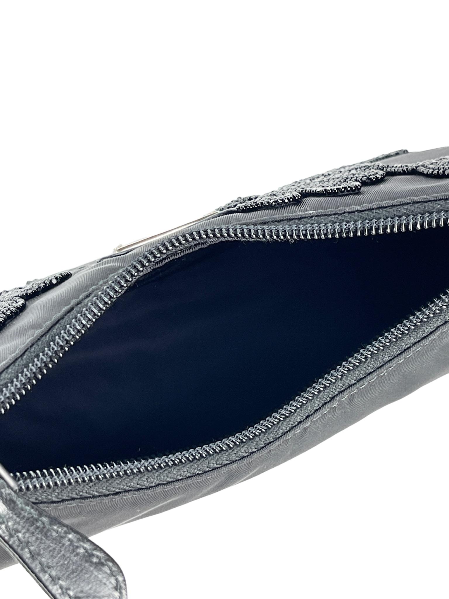 PRADA - Black 2way Nylon Hobo Bag