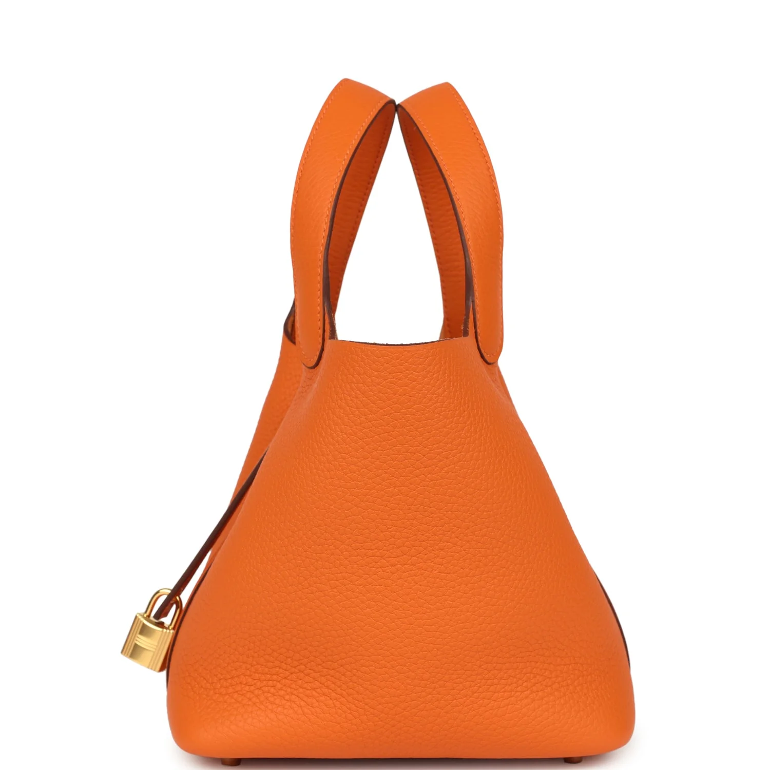 Hermes Picotin Lock 18 Orange Clemence Gold Hardware