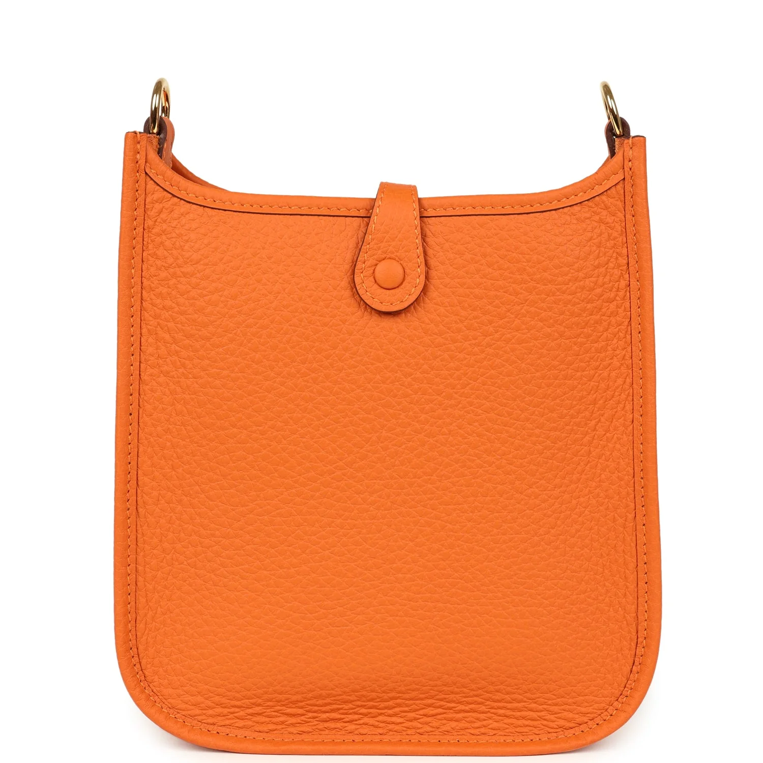 Hermes Evelyne TPM Orange Clemence Gold Hardware
