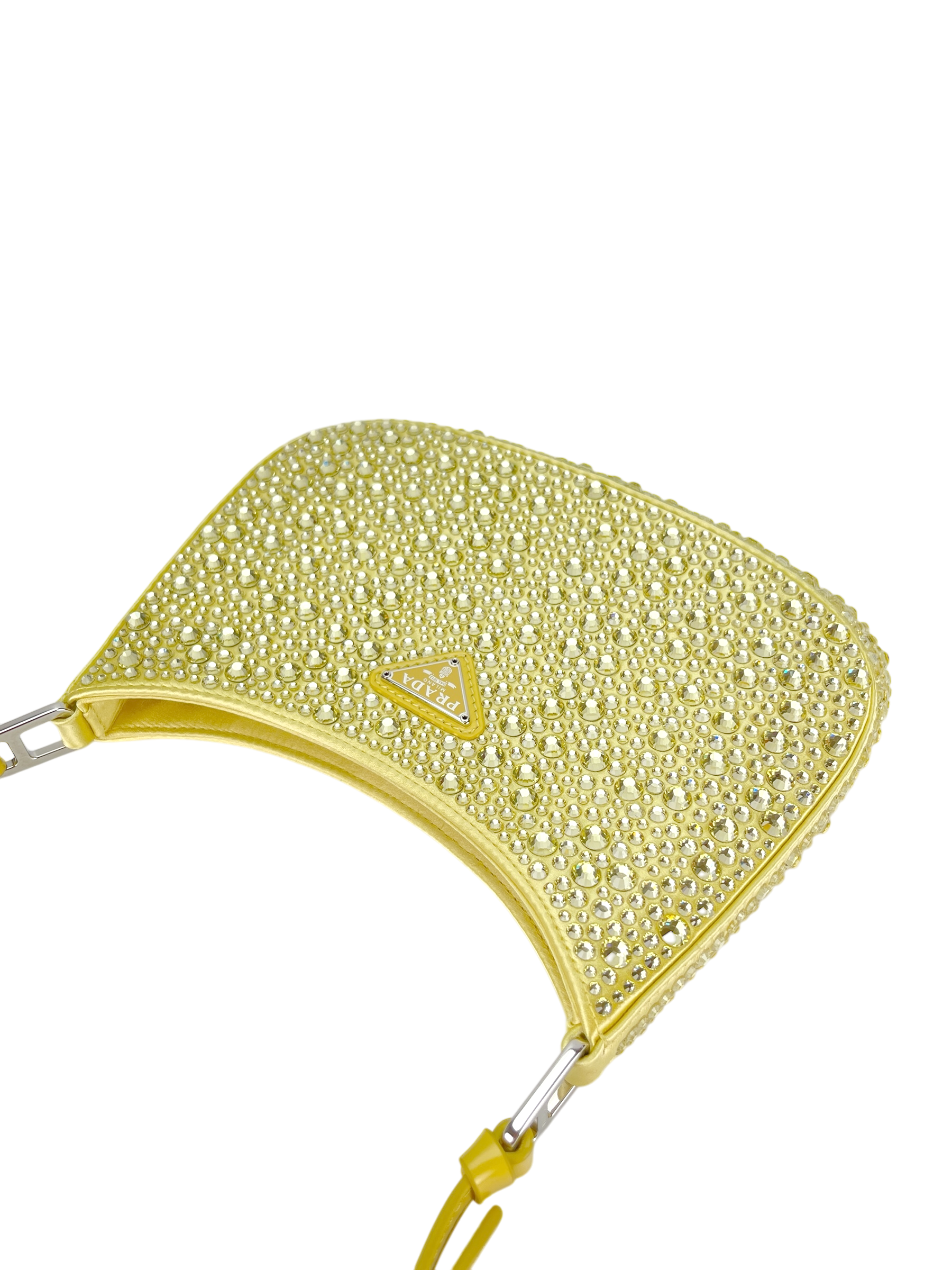 PRADA - Cleo Crystal-Embellished Shoulder Bag