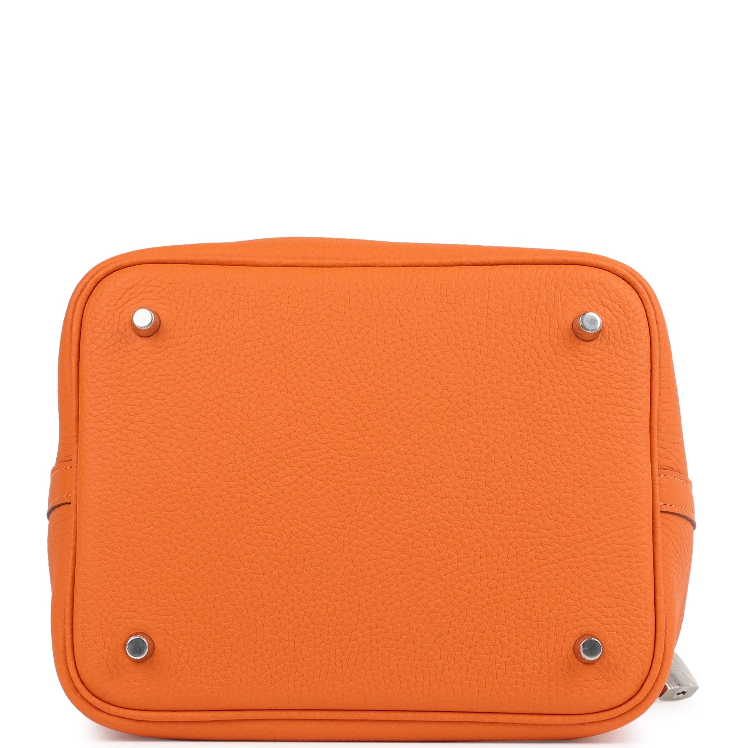 Hermes Picotin Lock 22 Orange Clemence Palladium Hardware