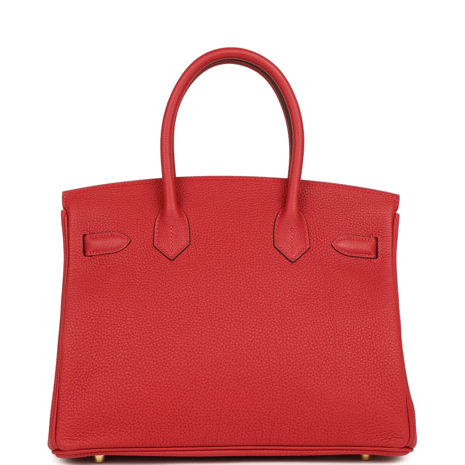 Hermes Birkin 30 Rouge Casaque Togo Gold Hardware
