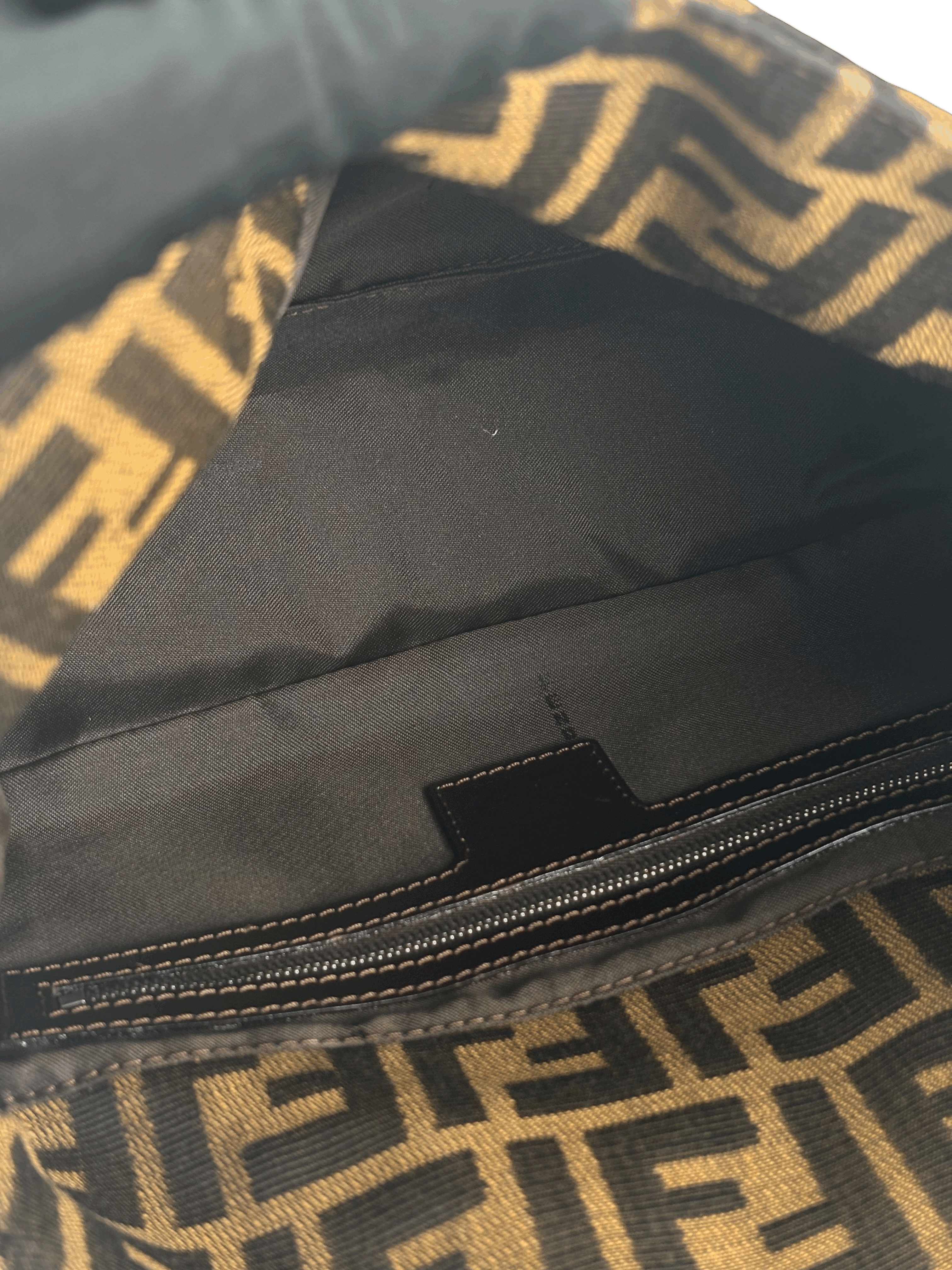 FENDI - Zucca Canvas Baguette Shoulder Bag