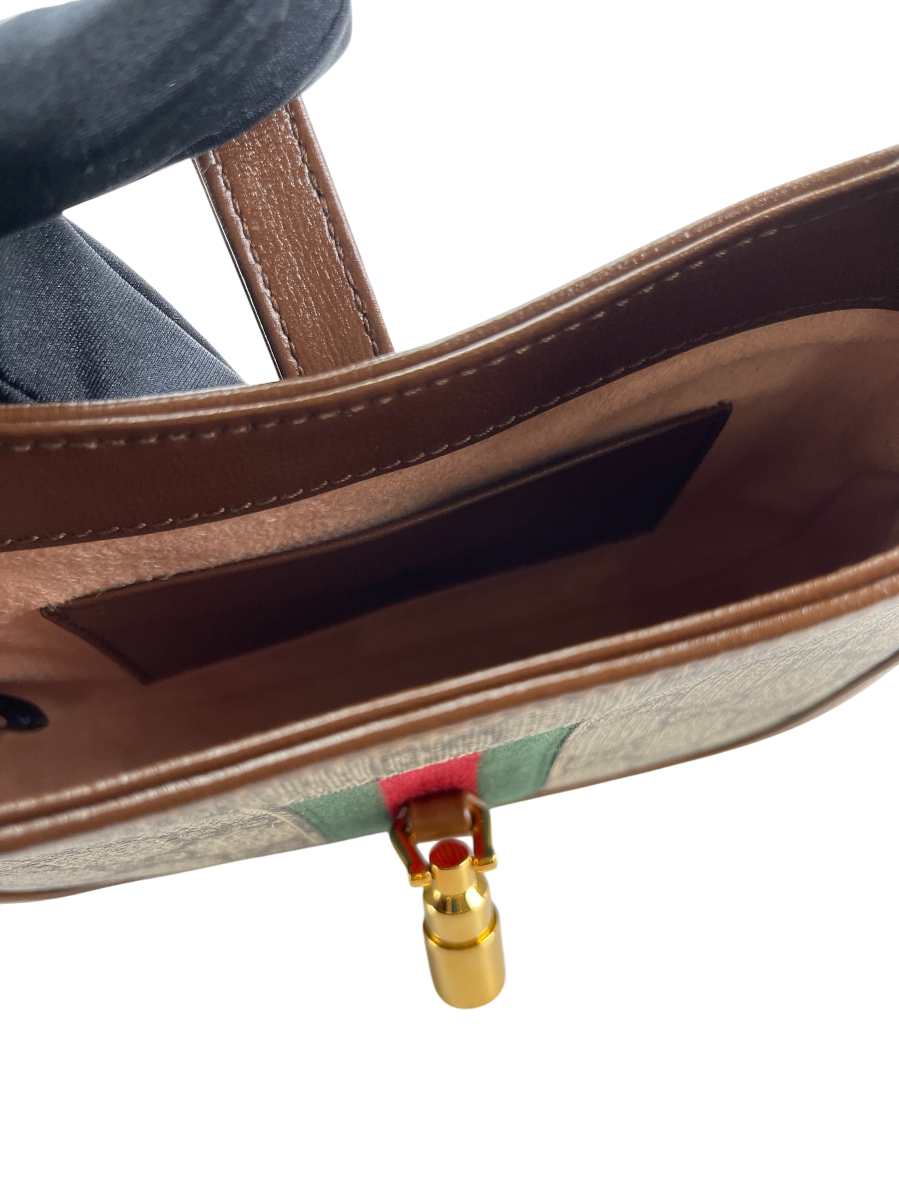 GUCCI - Jackie 1961 leather Canvas Shoulder bag