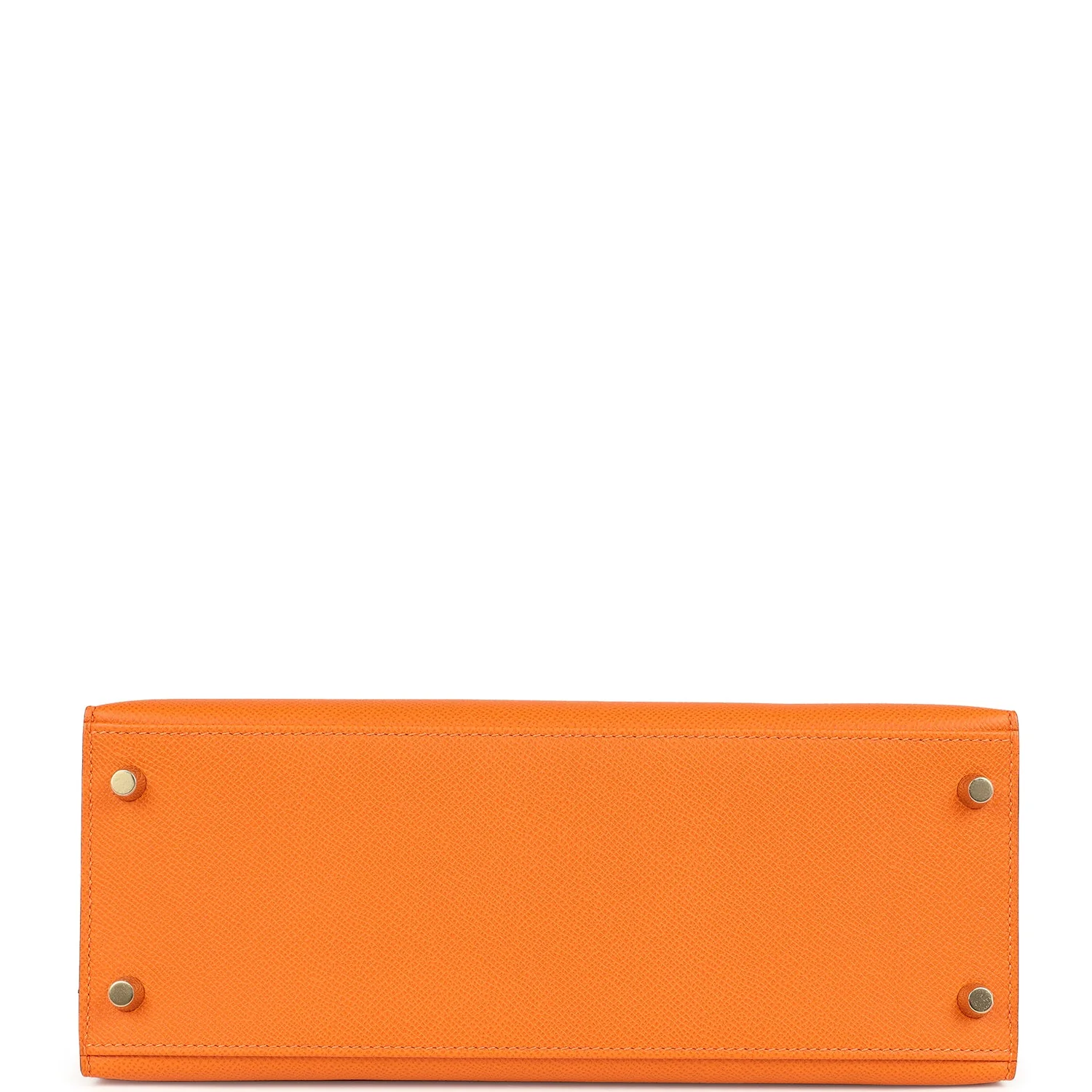 Hermes Kelly Sellier 28 Orange Epsom Gold Hardware