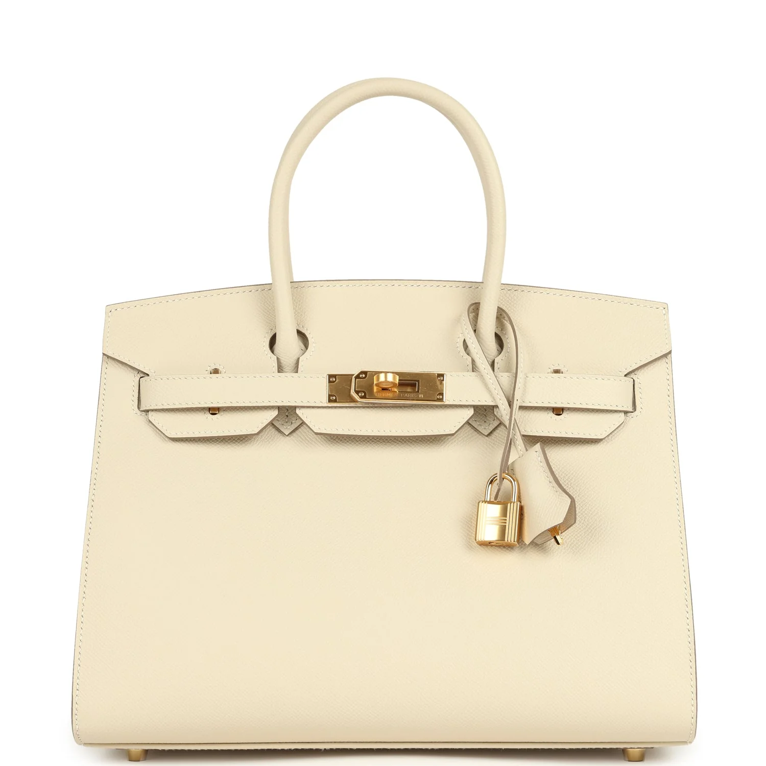 Hermes Birkin Sellier 30 Craie Epsom Gold Hardware