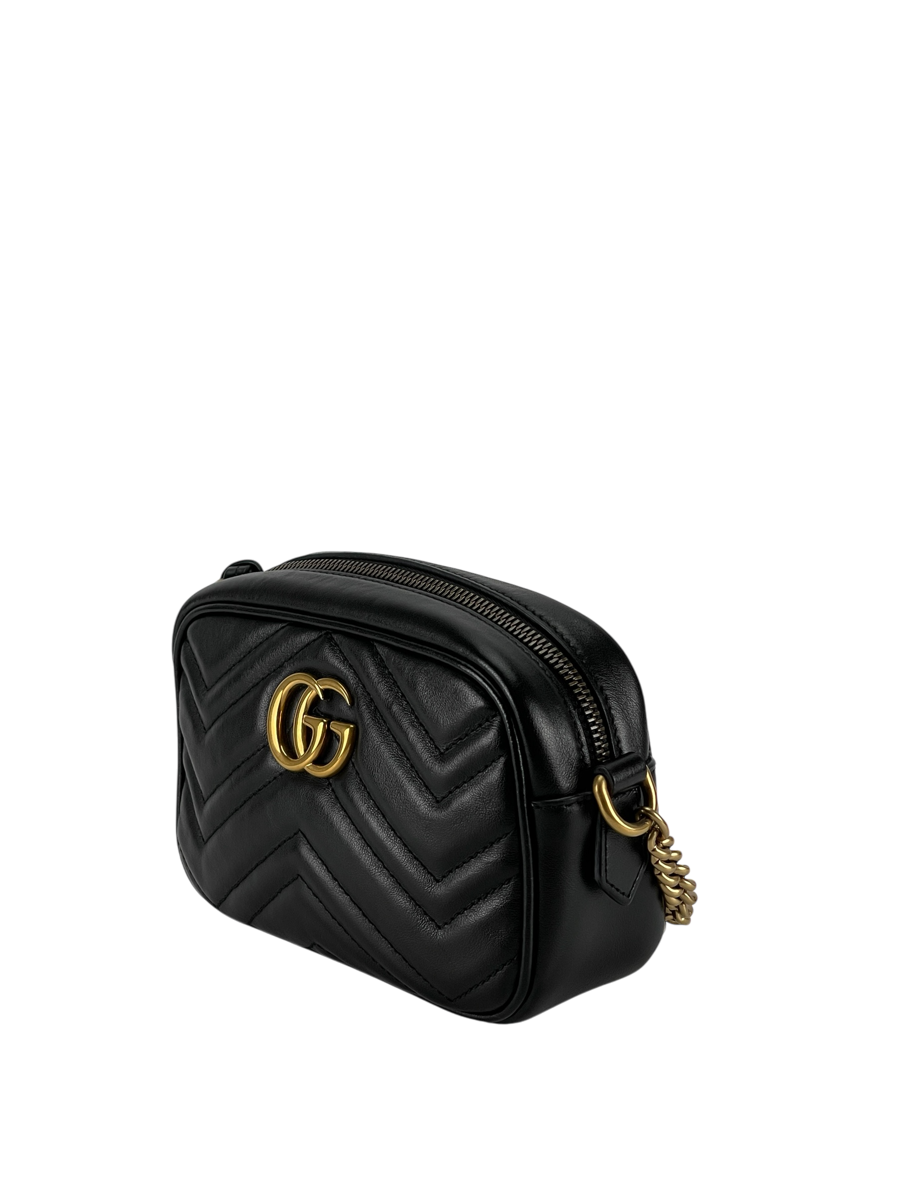 GUCCI - GG Marmont Shoulder Bag Matelasse Leather Mini