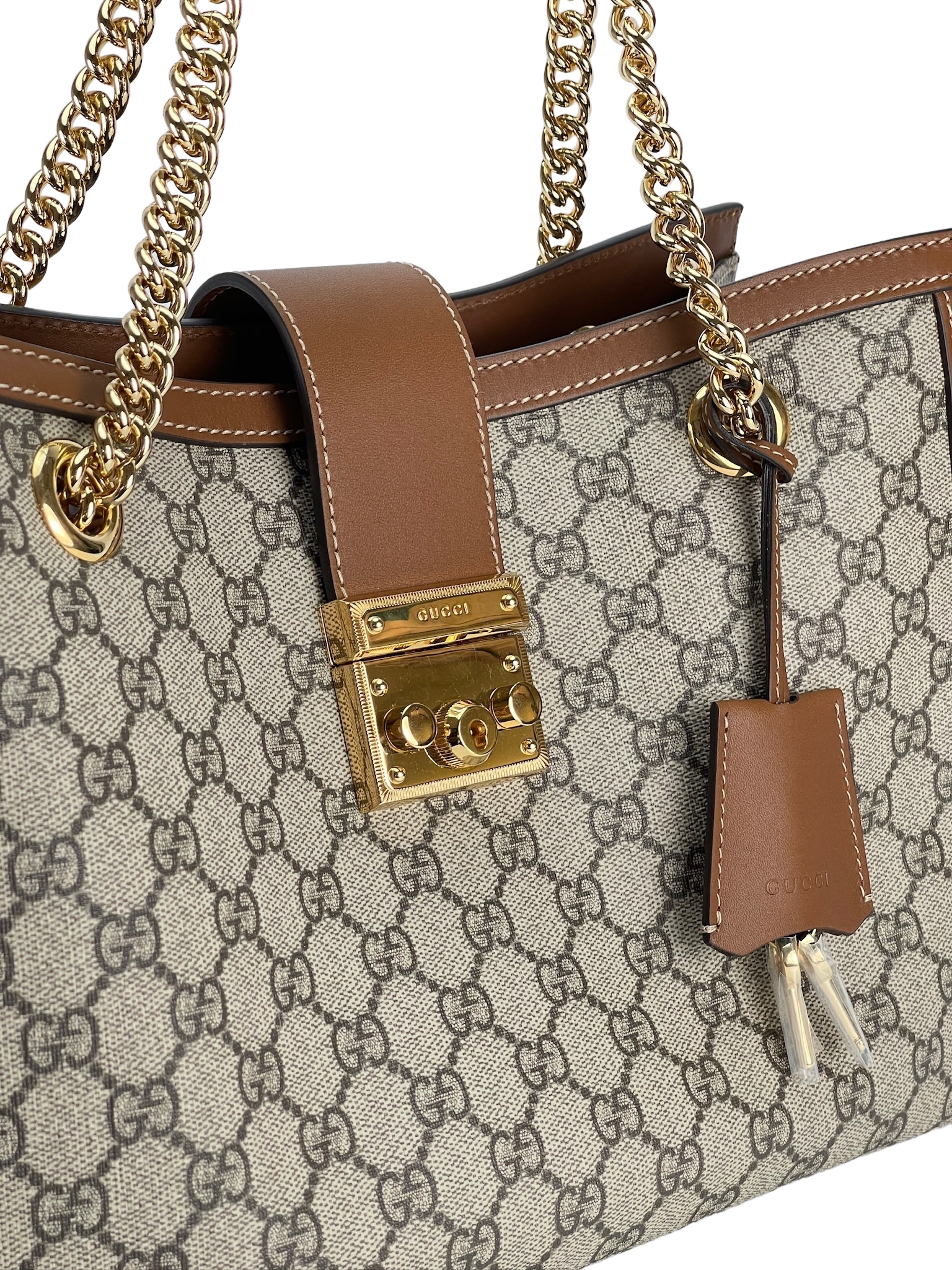 GUCCI - GG Padlock Chain Shoulder Bag