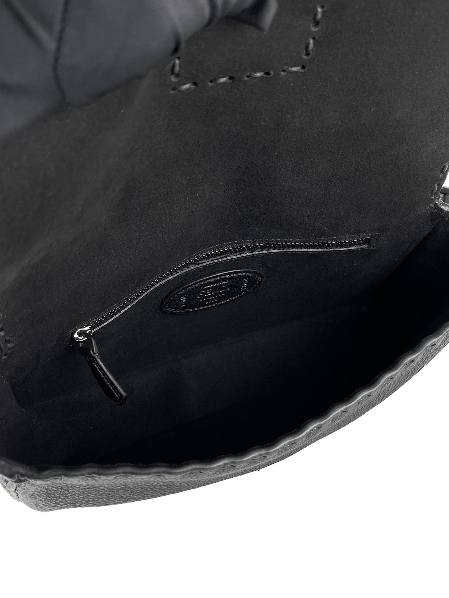 FENDI - Black Sellerria Baguette 2way Bag