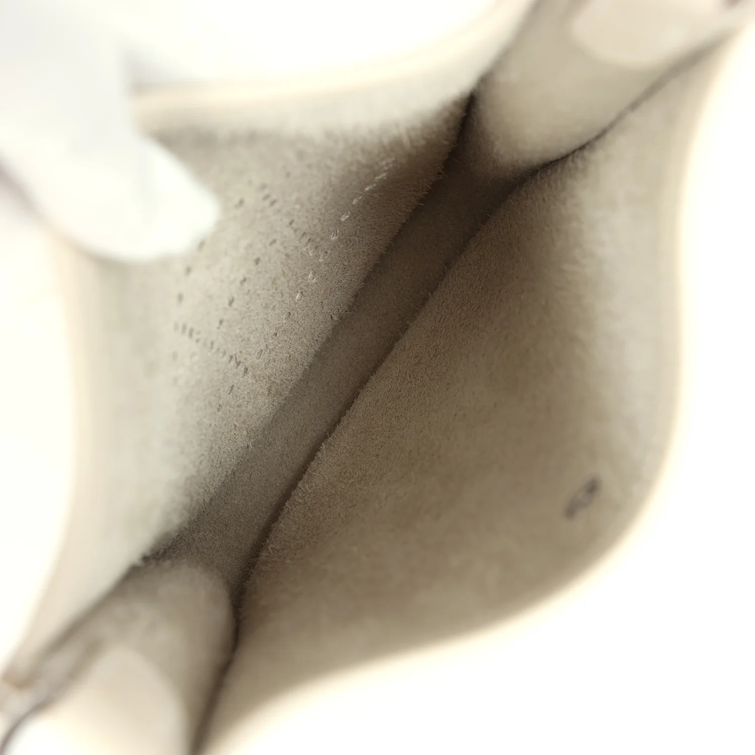 Hermes Evelyne TPM Craie Clemence Palladium Hardware