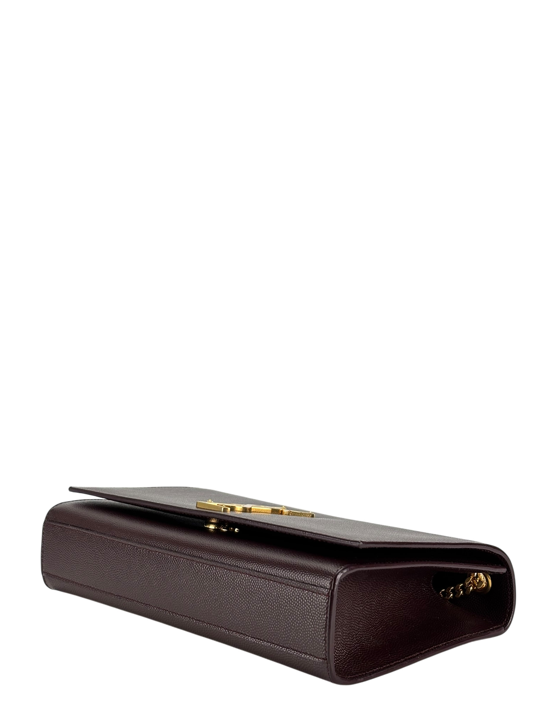 SAINT LAURENT - Medium Burgundy Kate shoulder bag