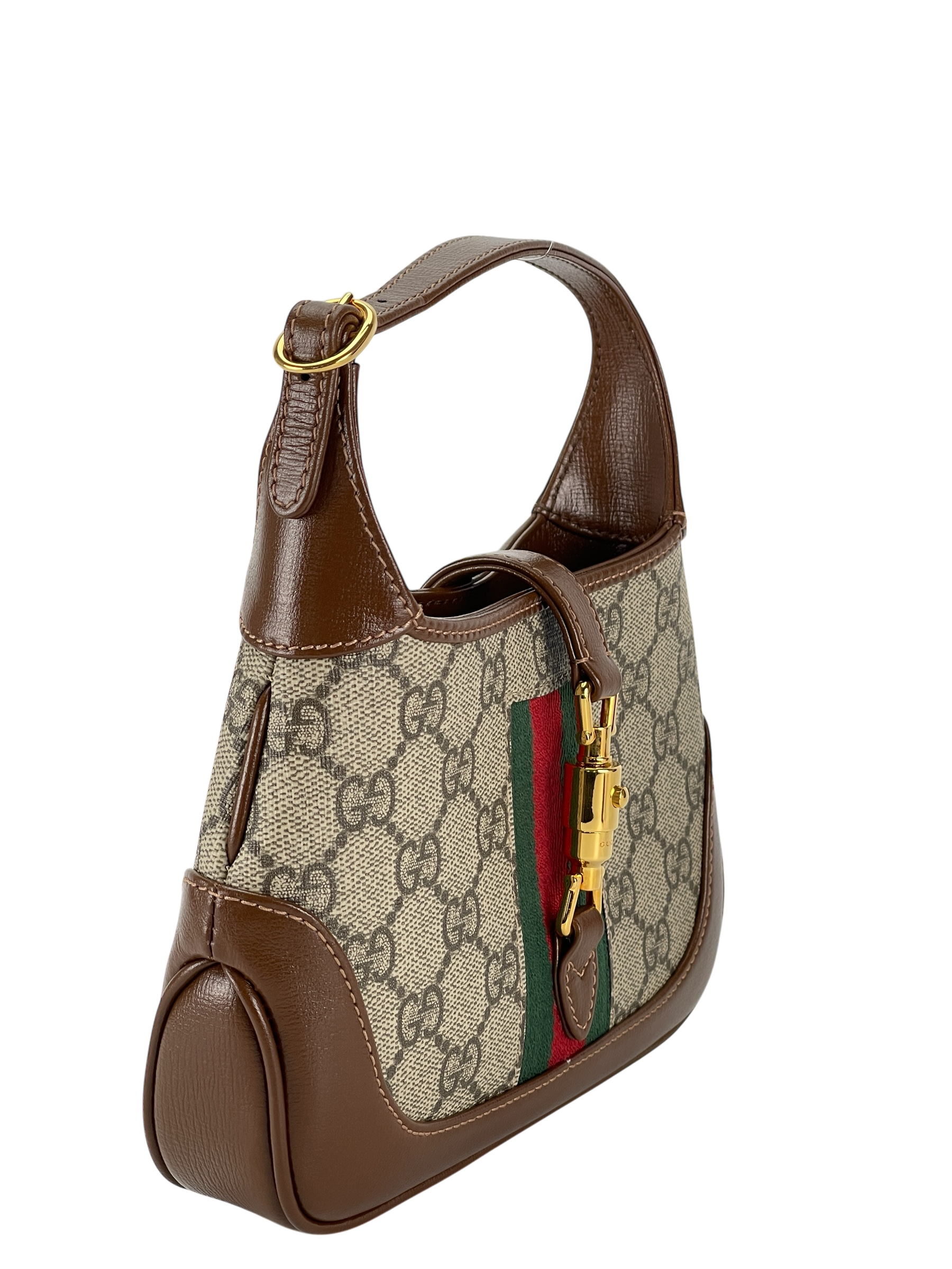 GUCCI - Jackie 1961 leather Canvas Shoulder bag