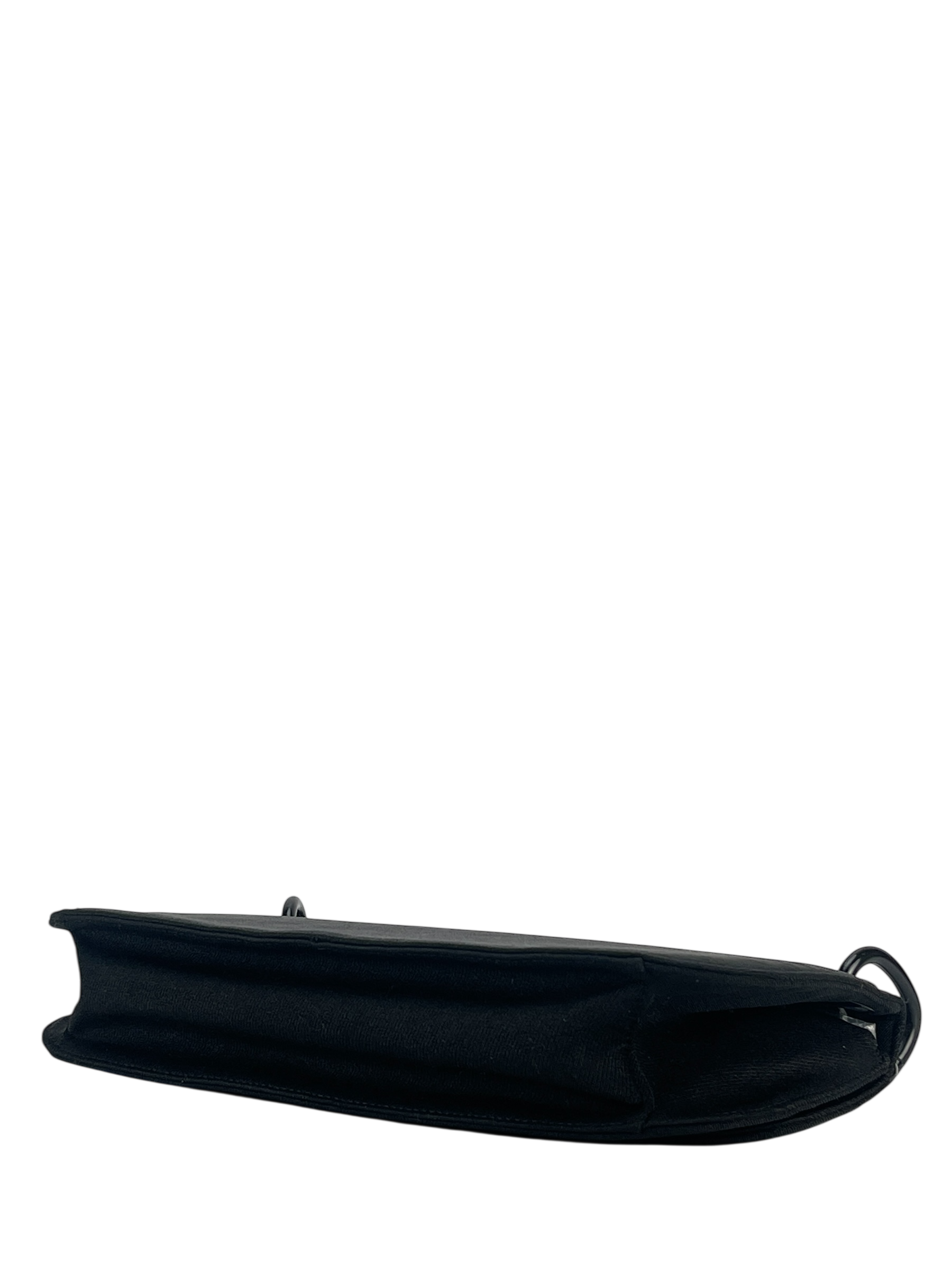 PRADA - Black Nylon Plastic Chain Shoulder Bag