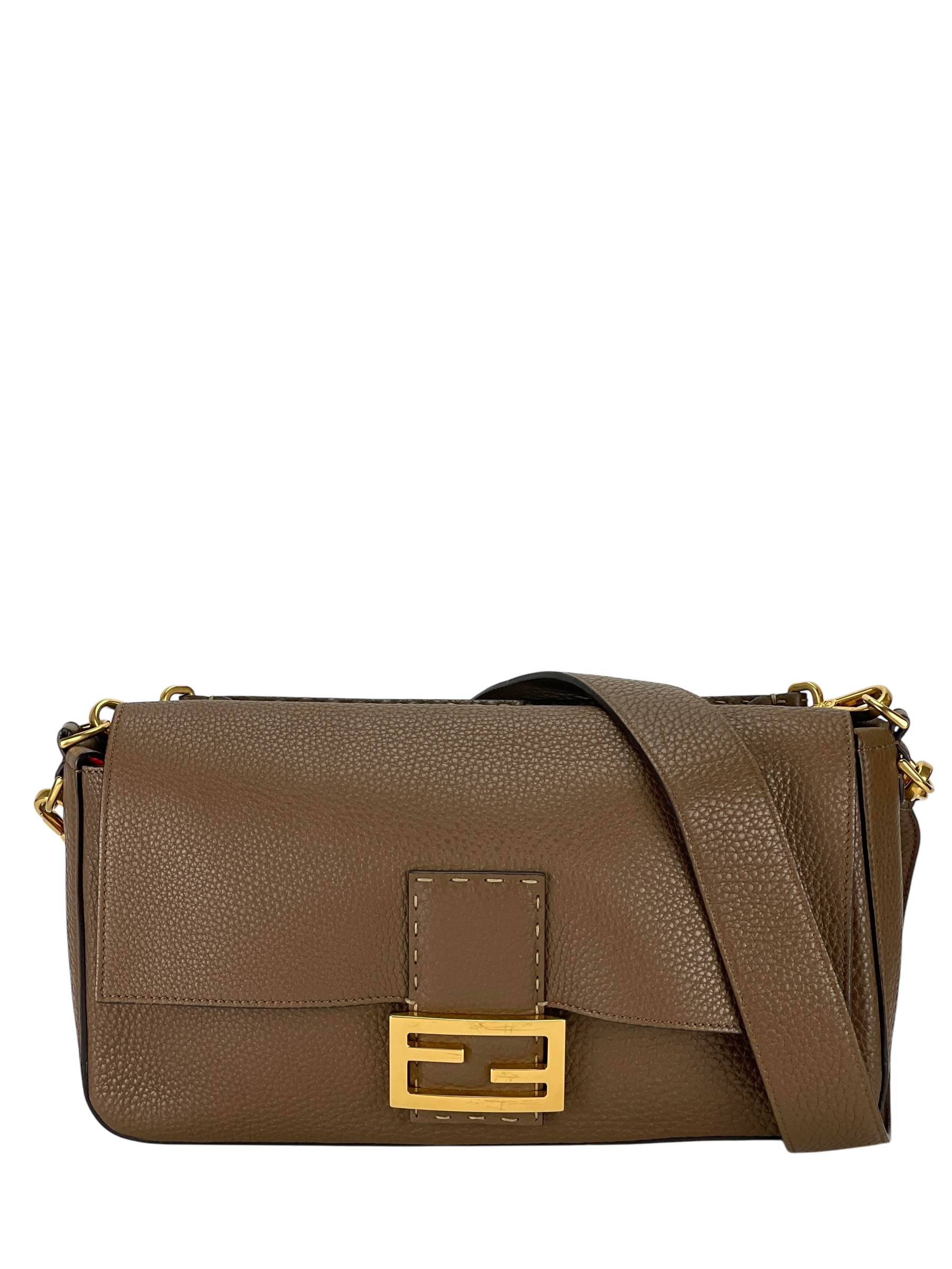FENDI - Grey Sellerria Baguette 2way Bag
