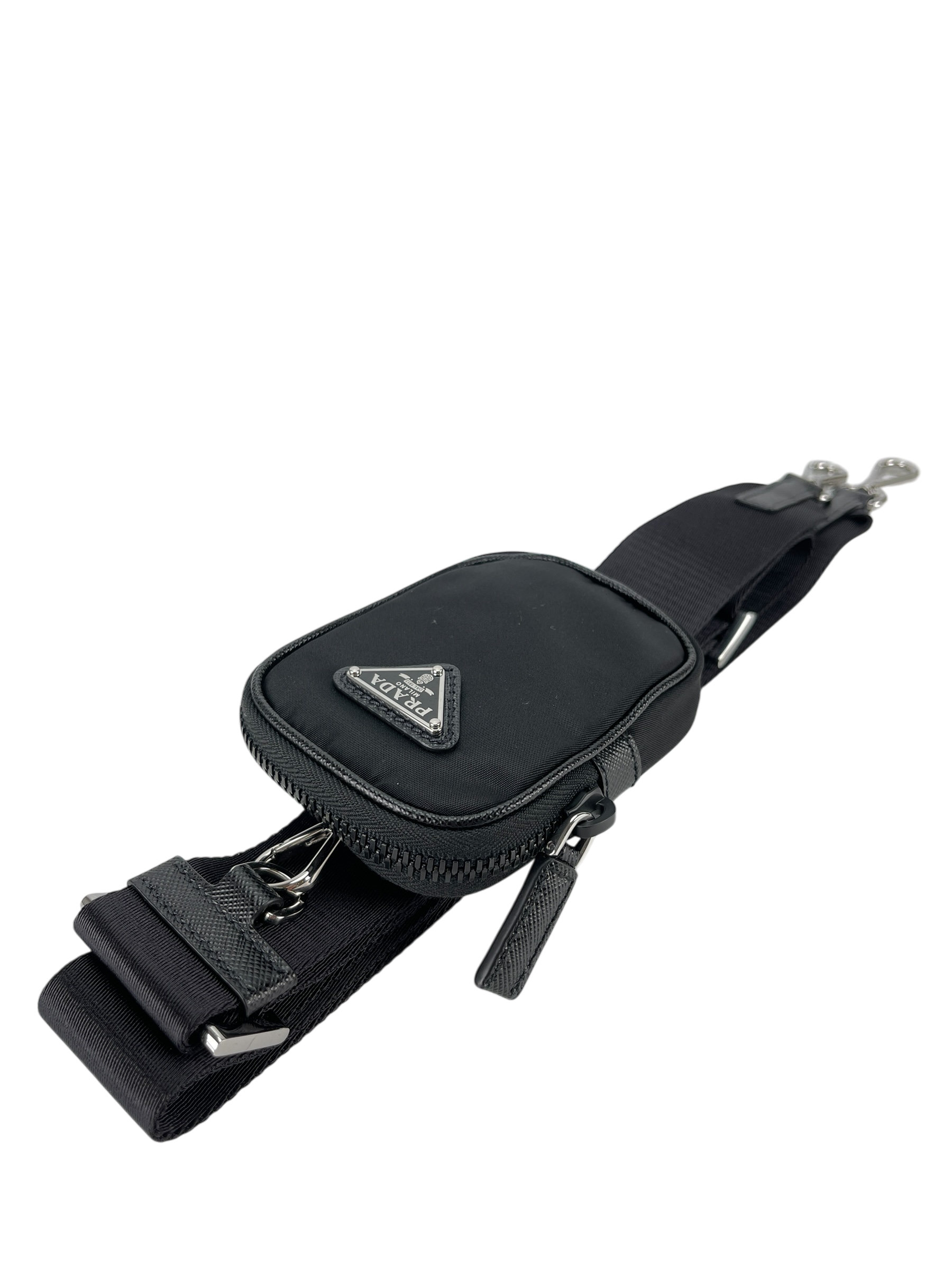 PRADA -  Crossbody Shoulder Bag Black Nylon