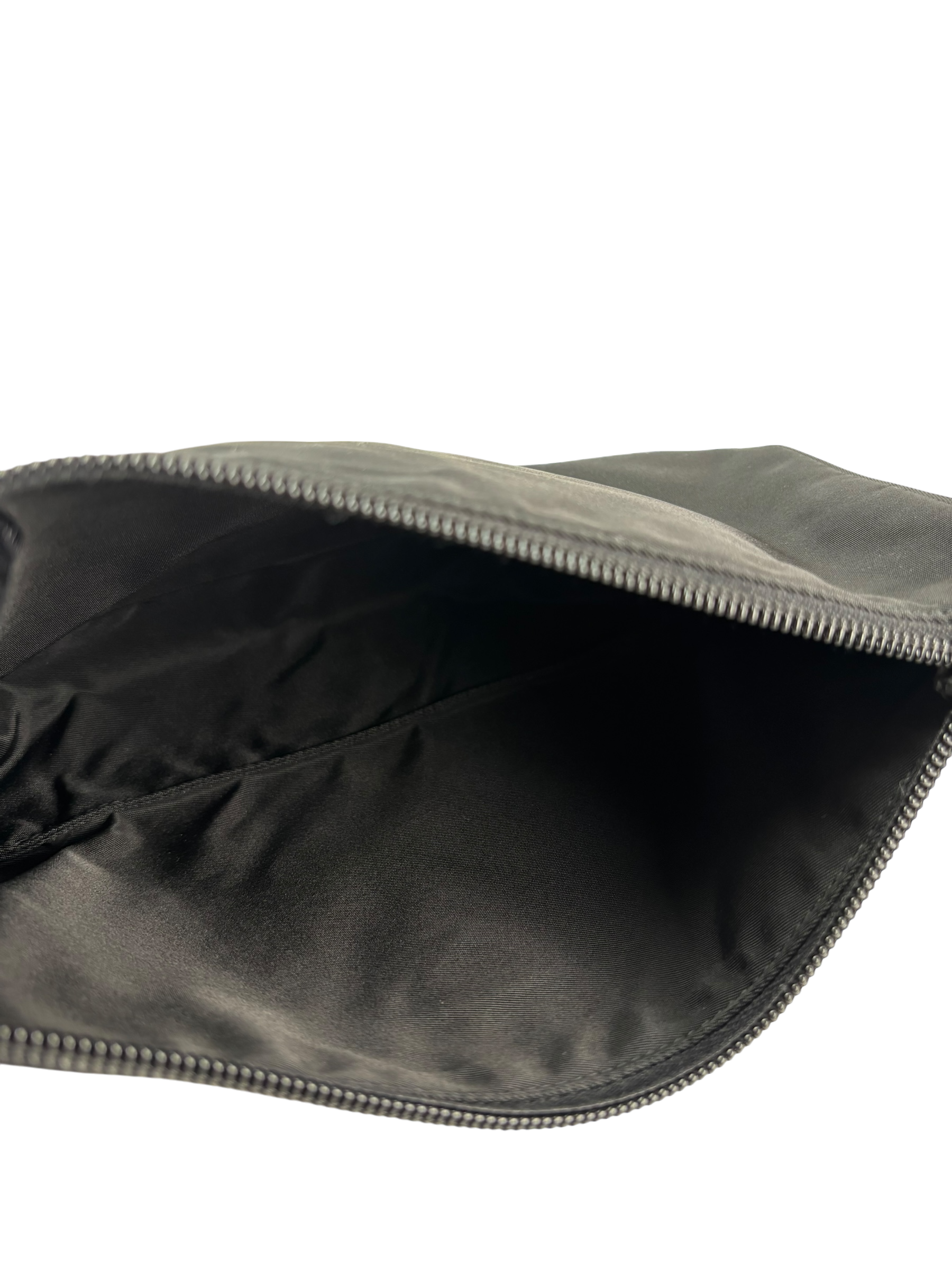 PRADA - Black Nylon Nero Pouch Handbag