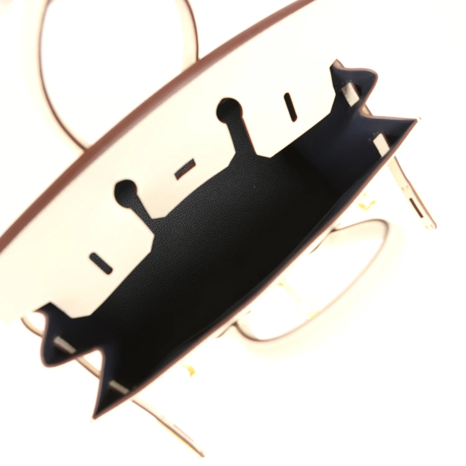 Hermes Special Order (HSS) Birkin Sellier 25 Craie Verso Epsom Brushed Gold Hardware