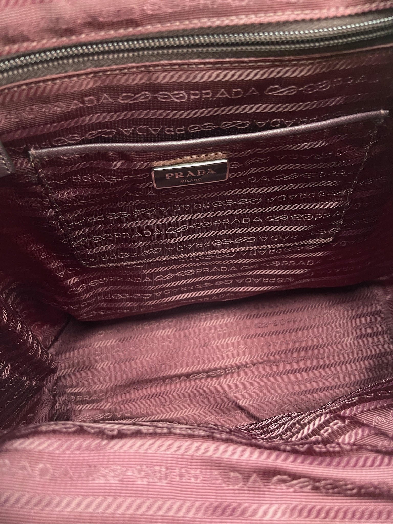 PRADA - Red Re-Nylon Backbag Medium