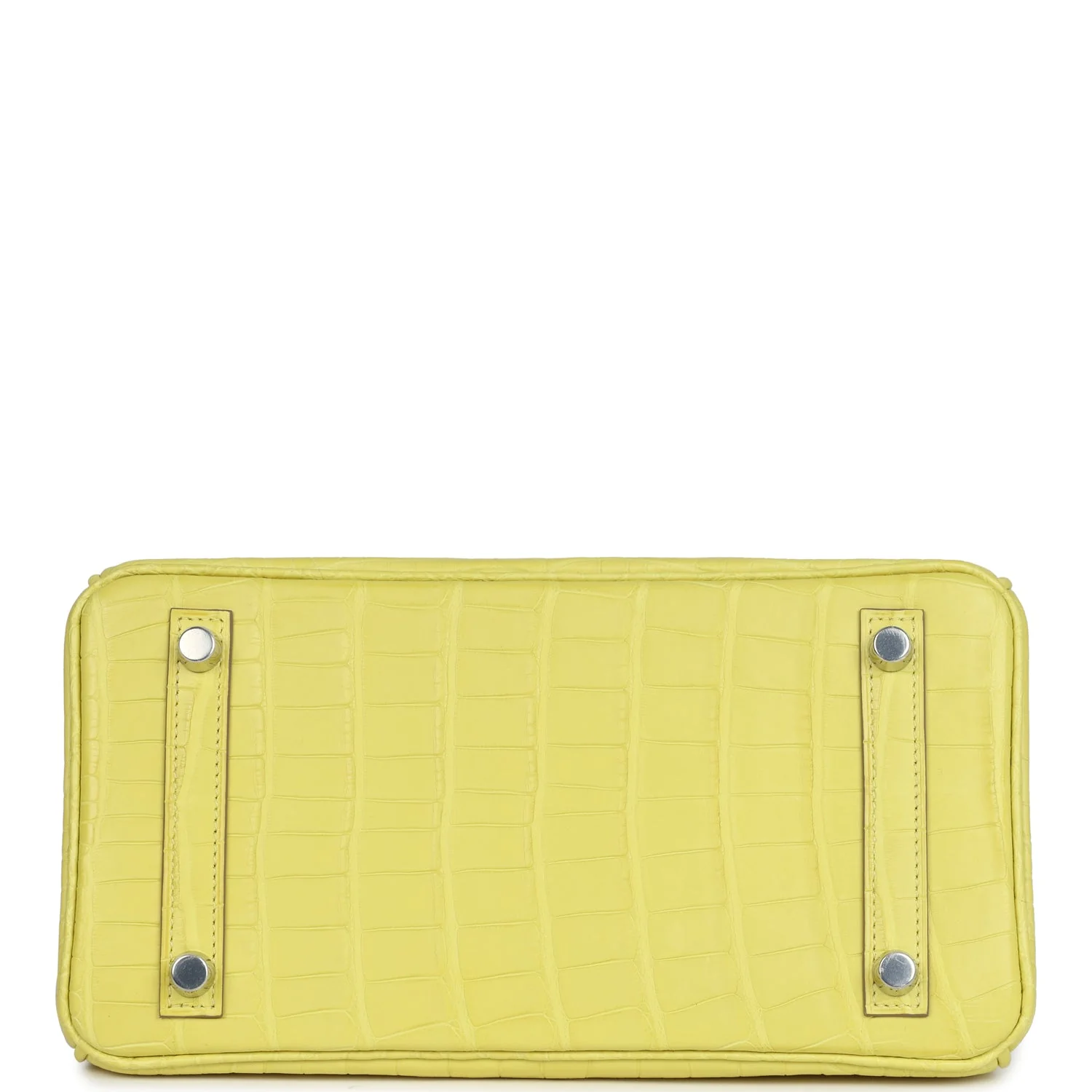 Hermes Birkin 25 Lime Matte Alligator Palladium Hardware