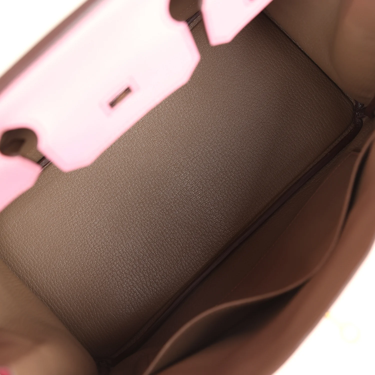 Pre-owned Hermes Special Order (HSS) Birkin 30 Bubblegum Verso Chèvre Brushed Gold Hardware