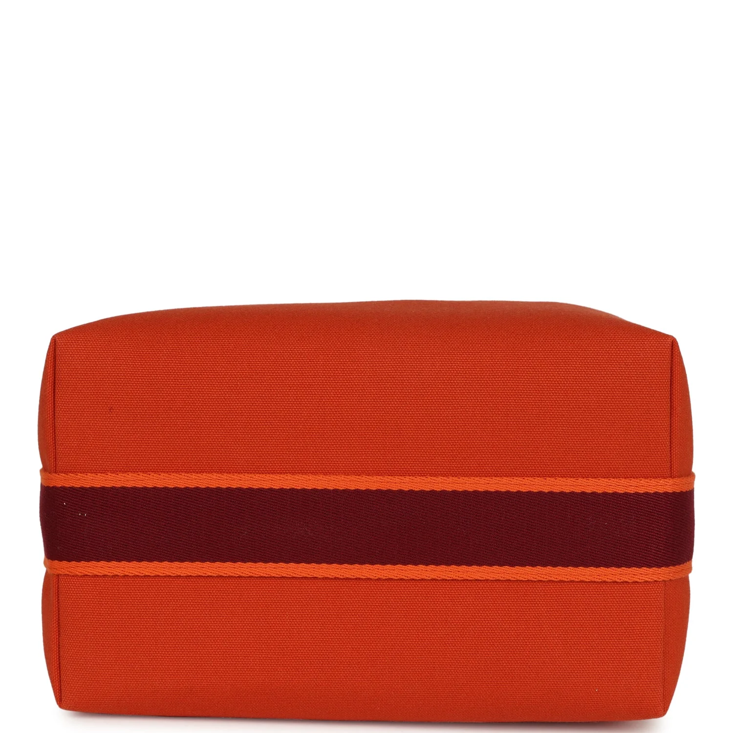 Hermes Bride A Brac GM Feu Canvas Palladium Hardware