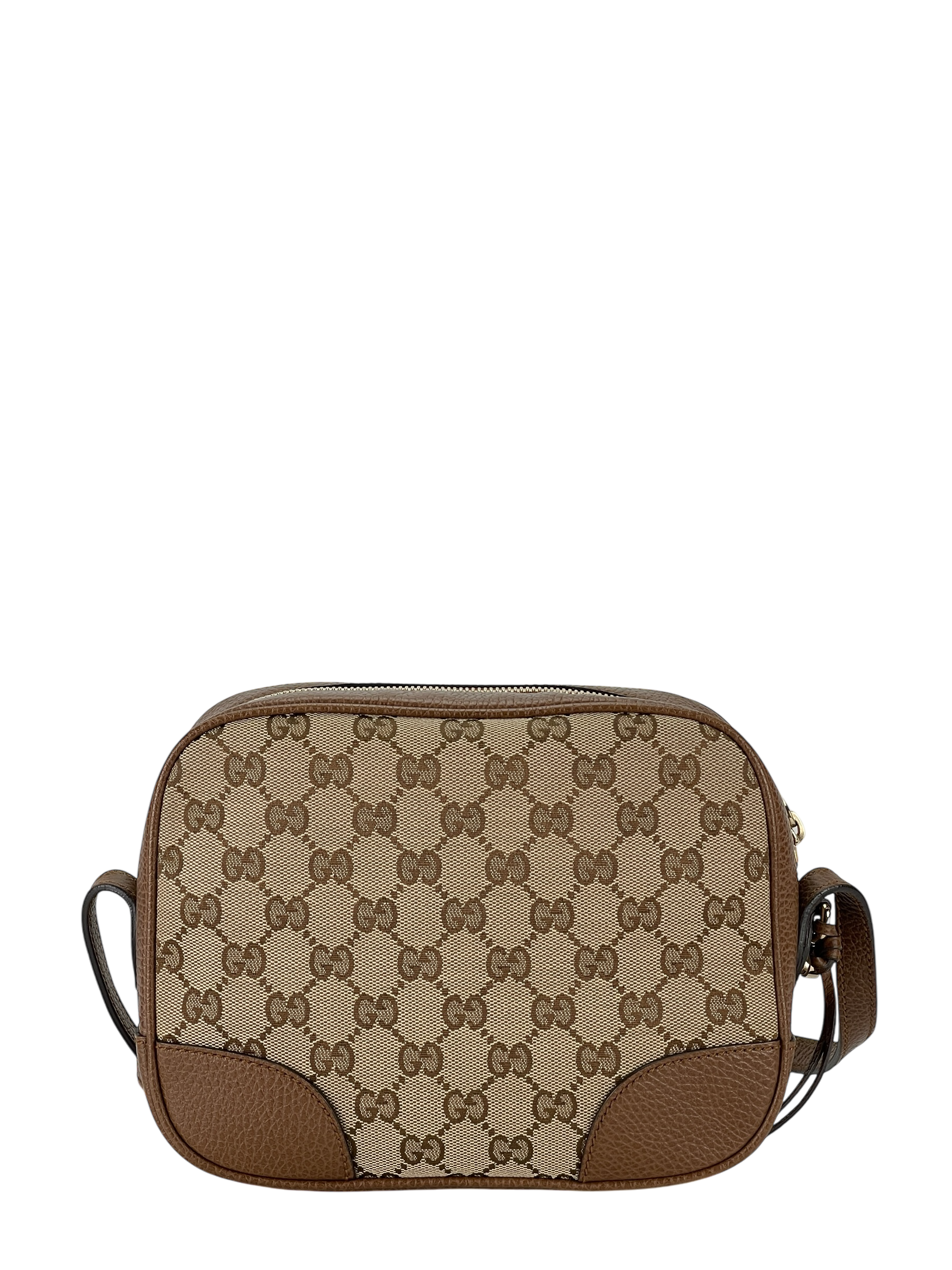 GUCCI - GG Canvas Camera Shoulder Bag Beige