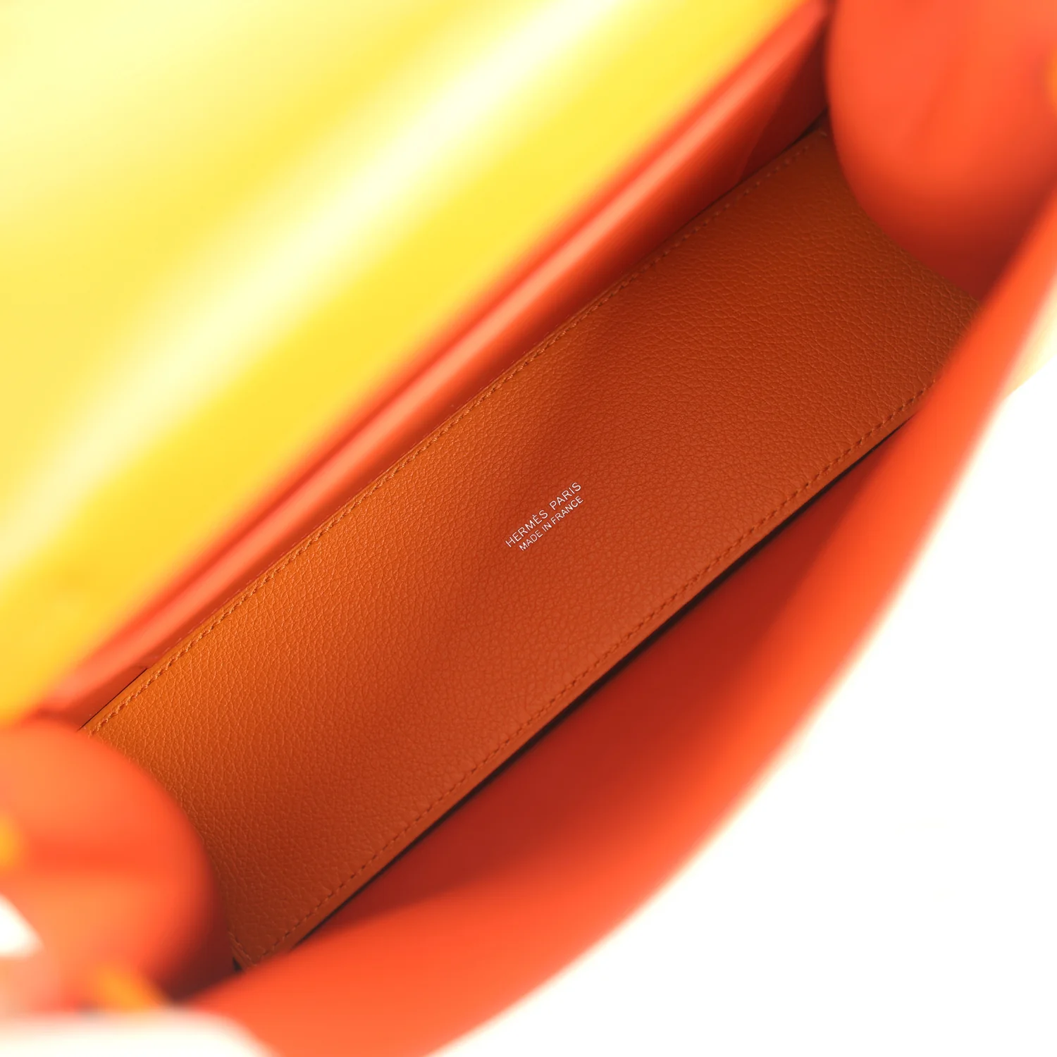 Hermes Kelly Danse Abricot Verso Evercolor Palladium Hardware