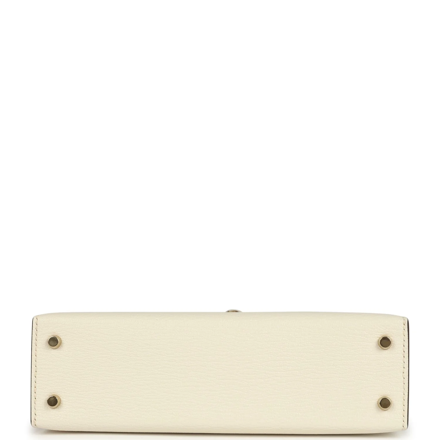 Hermes Special Order (HSS) Kelly Sellier 20 Nata and Etoupe Chevre Mysore Permabrass Hardware