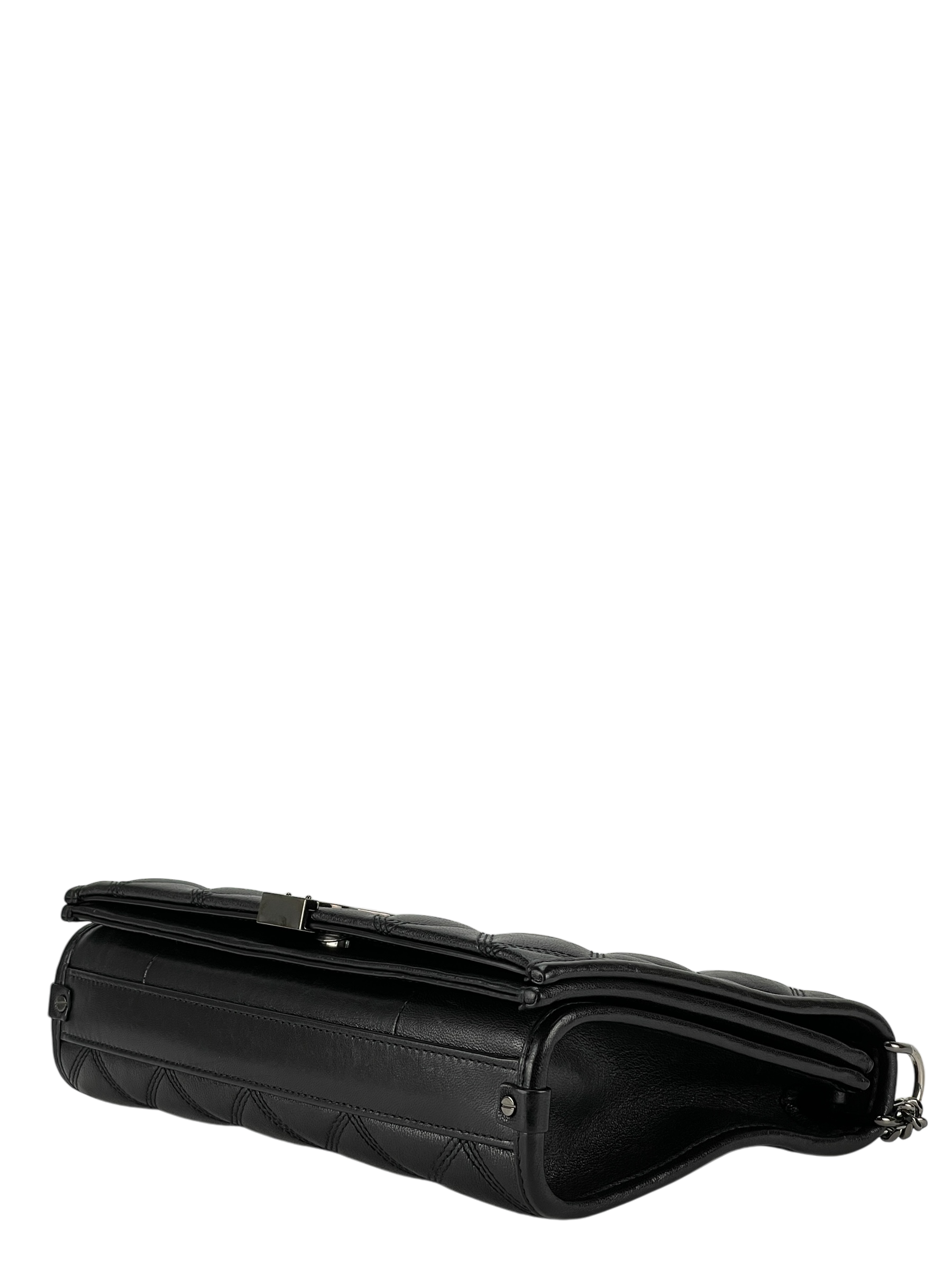 SAINT LAURENT - Becky Small Chain Bag in Black Quilted Lambskin