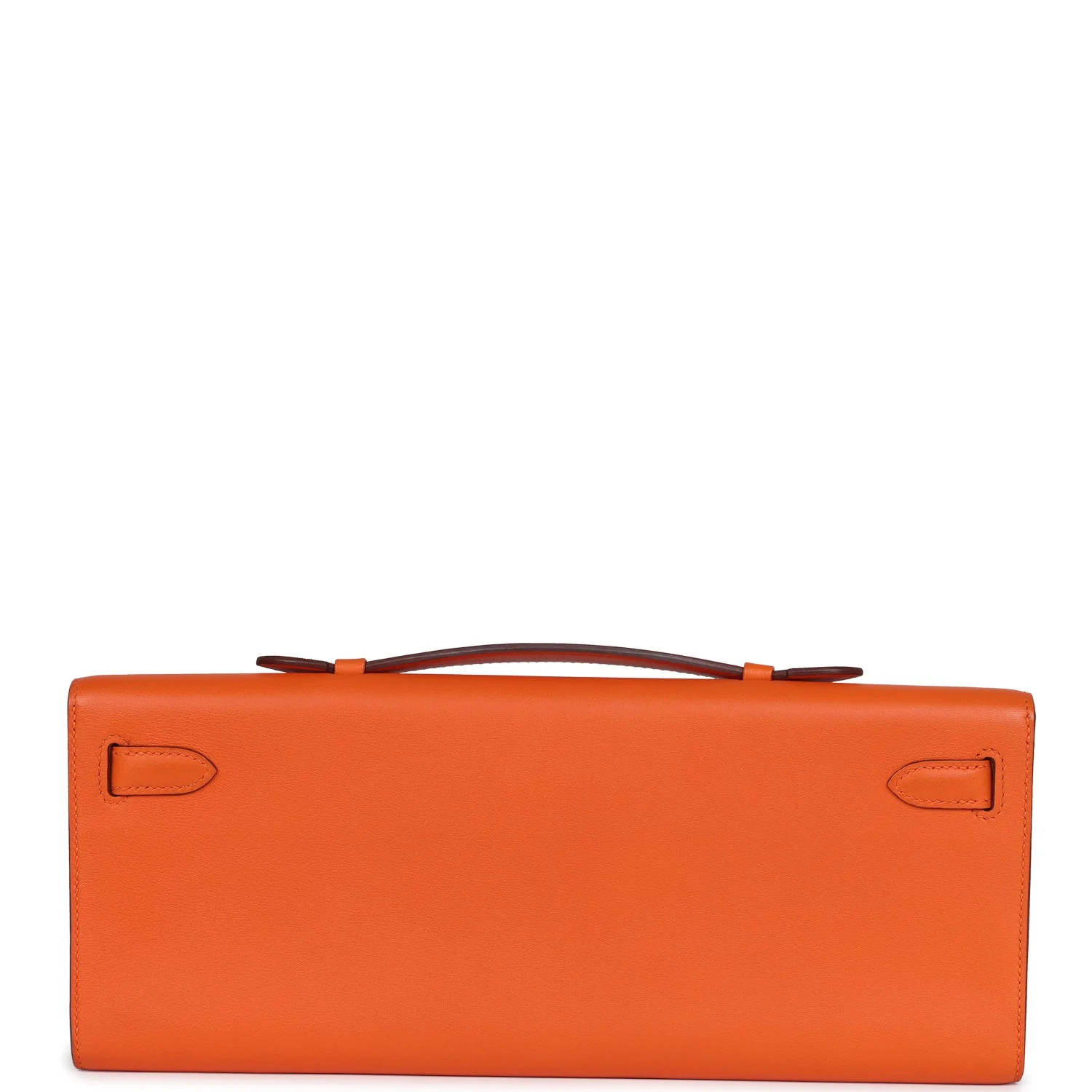 Hermes Kelly Cut Orange Swift Palladium Hardware