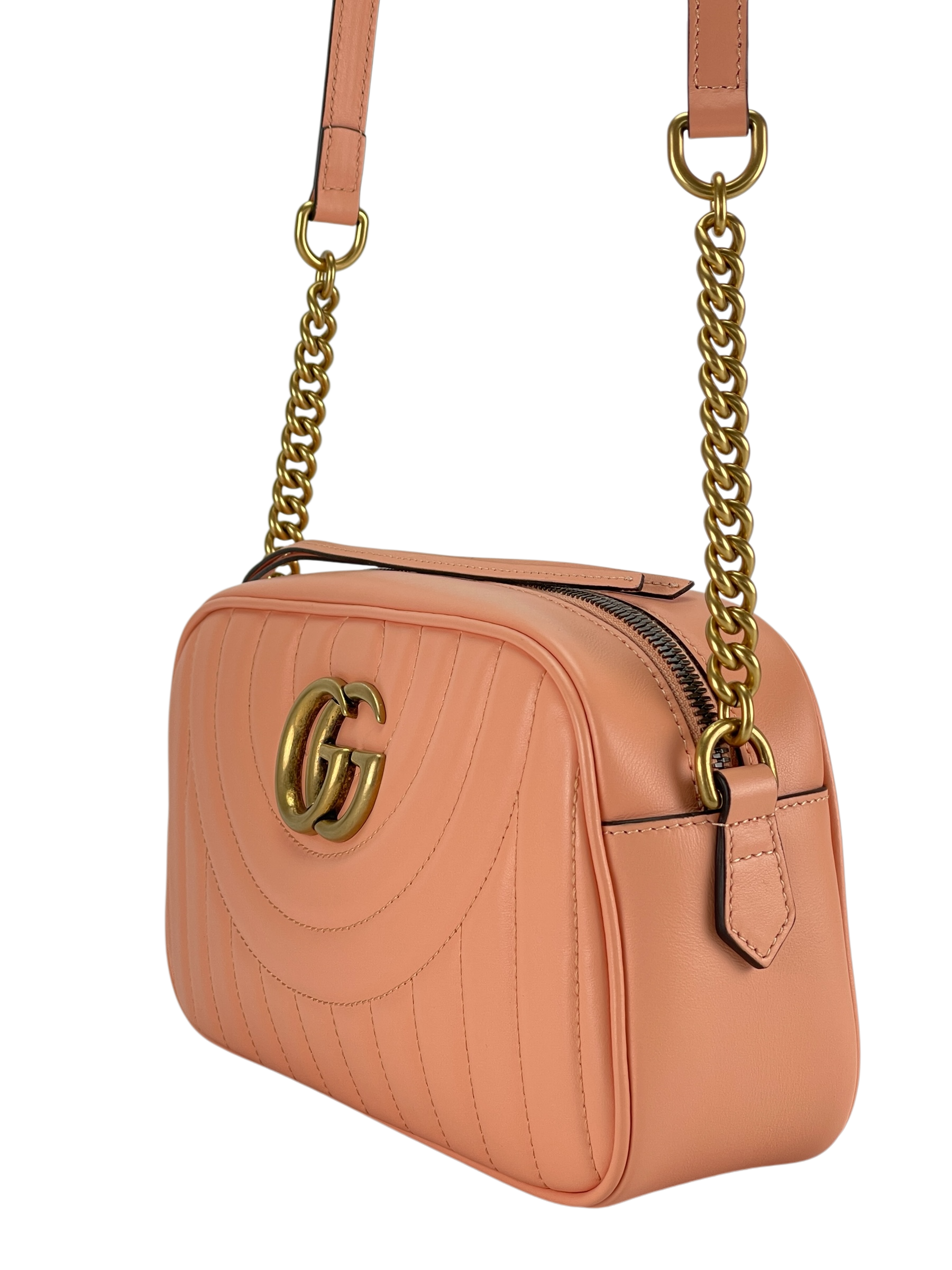 GUCCI - GG Marmont Small Leather Shoulder Bag