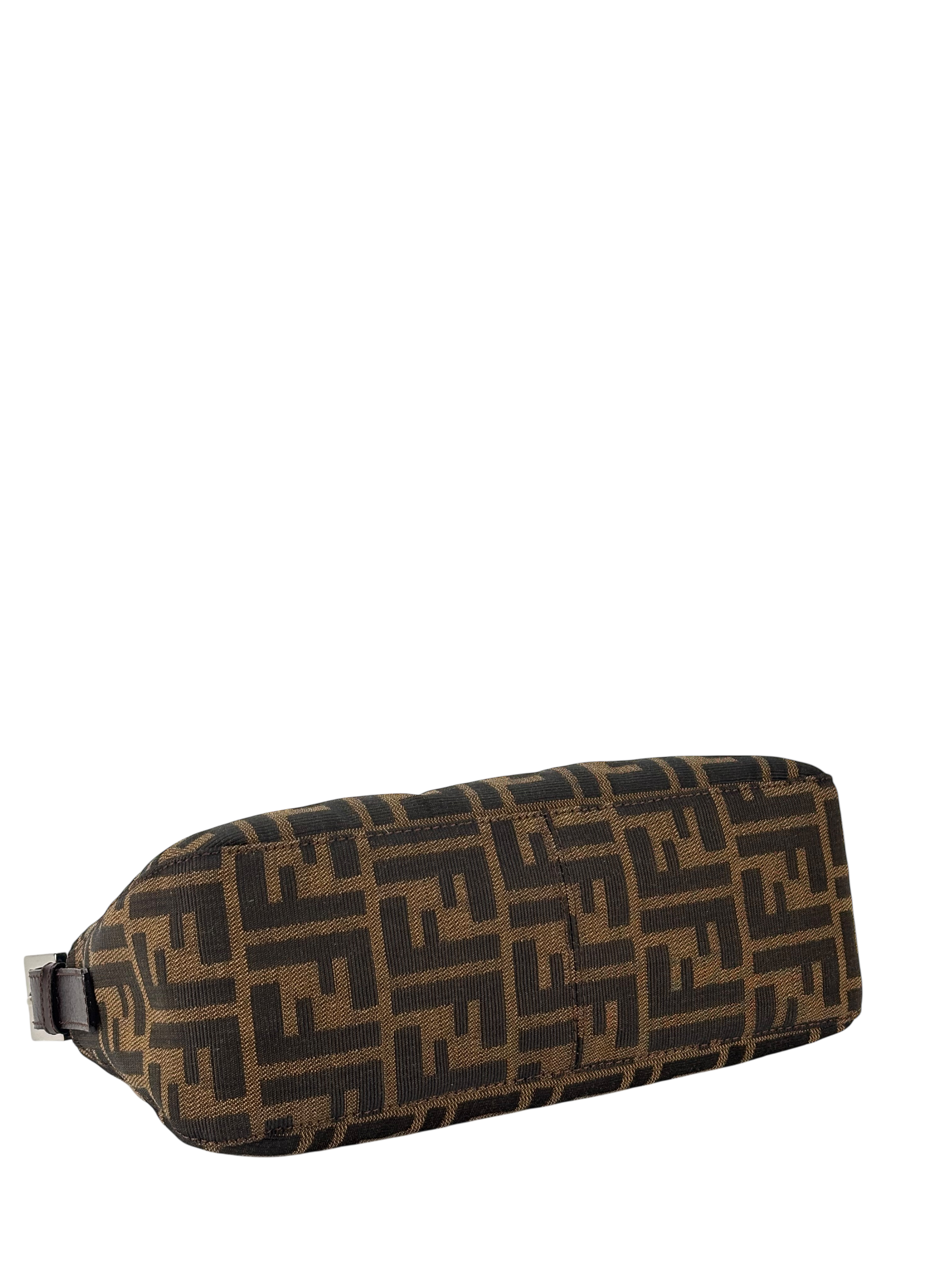 FENDI - Zucca Canvas Baguette Shoulder Bag