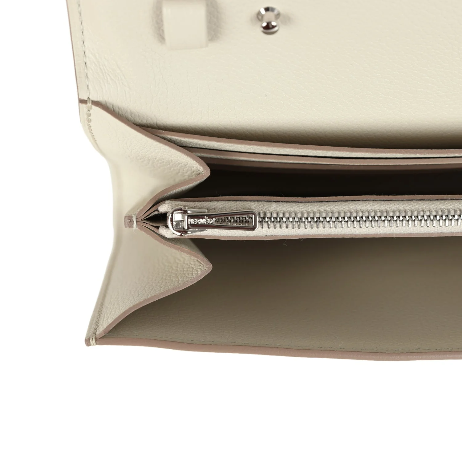 Hermes Constance To Go Wallet Beton Evercolor Palladium Hardware