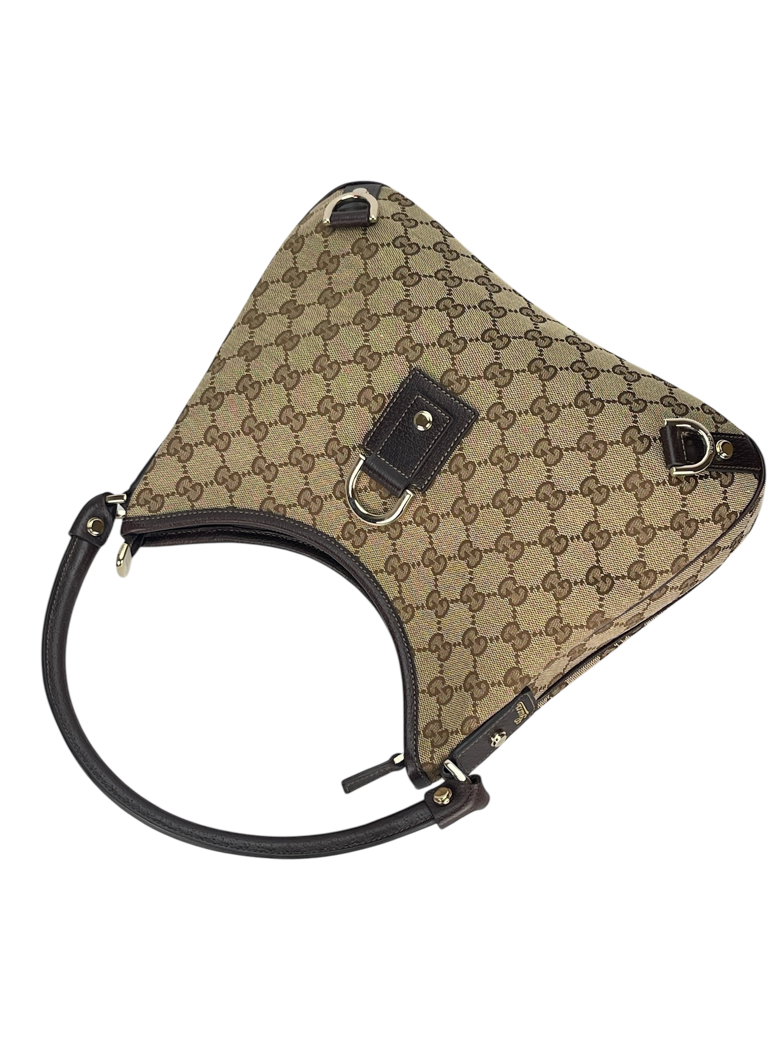 GUCCI - Beige Ophidia Abbey Guccissima Semi Shoulder Bag