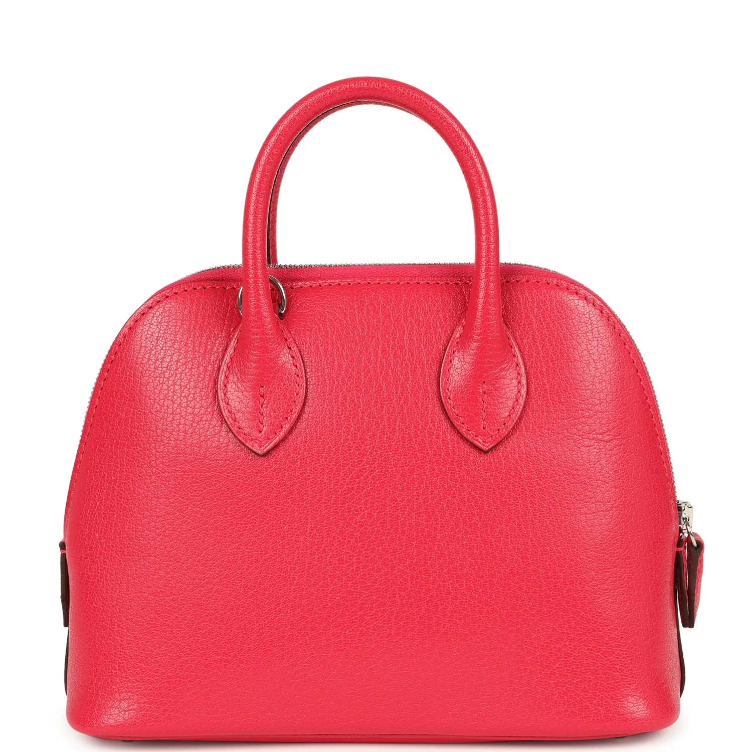 Hermes Mini 1923 Bolide Rose Extreme Chevre Chamkila Palladium Hardware