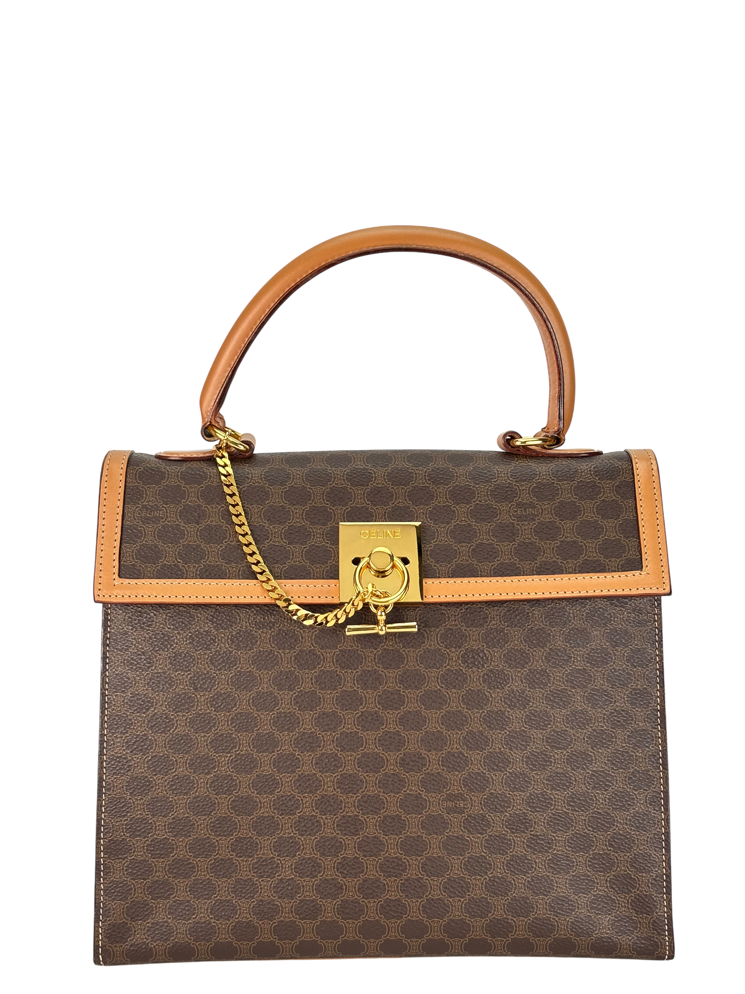 CELINE - Monogram PVC Macadam Handbag
