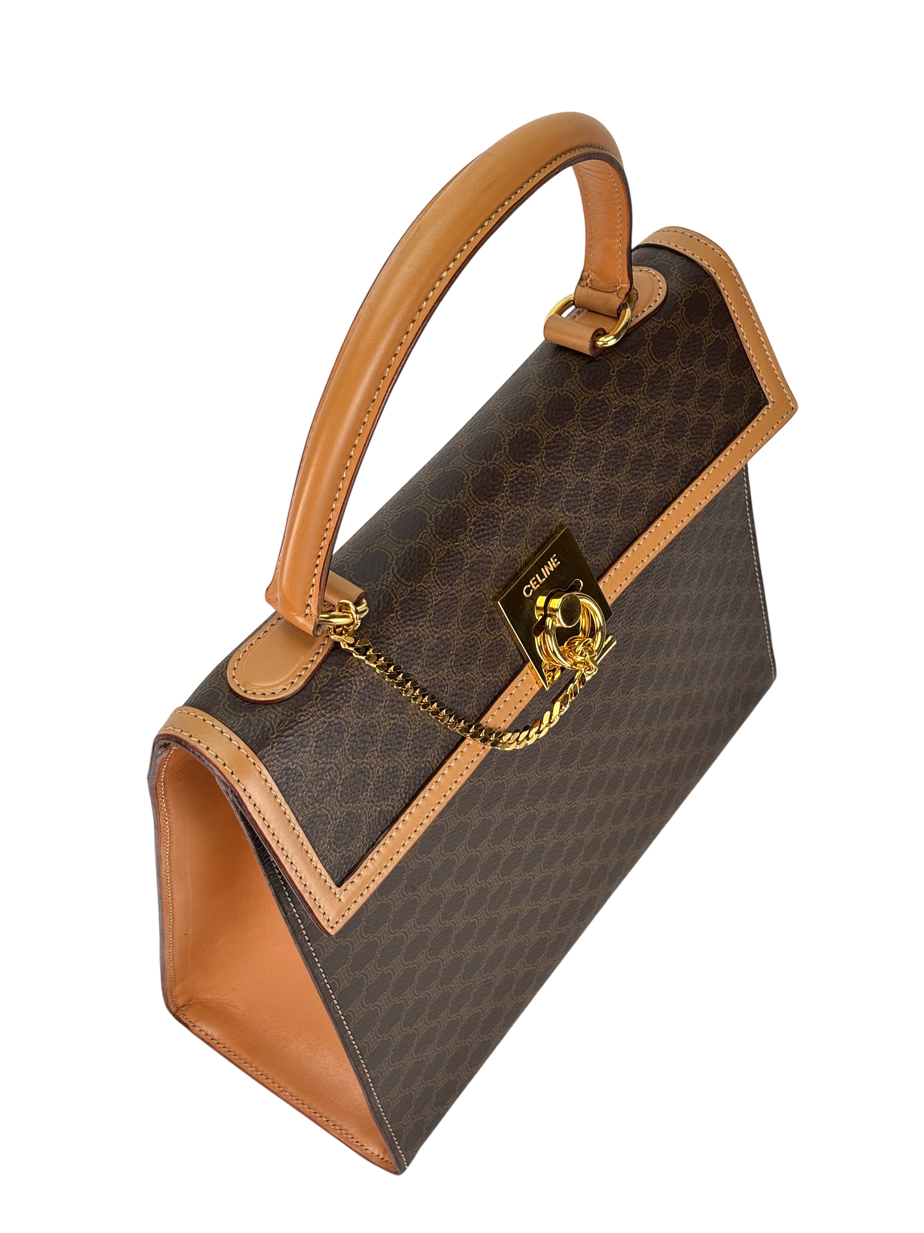 CELINE - Monogram PVC Macadam Handbag