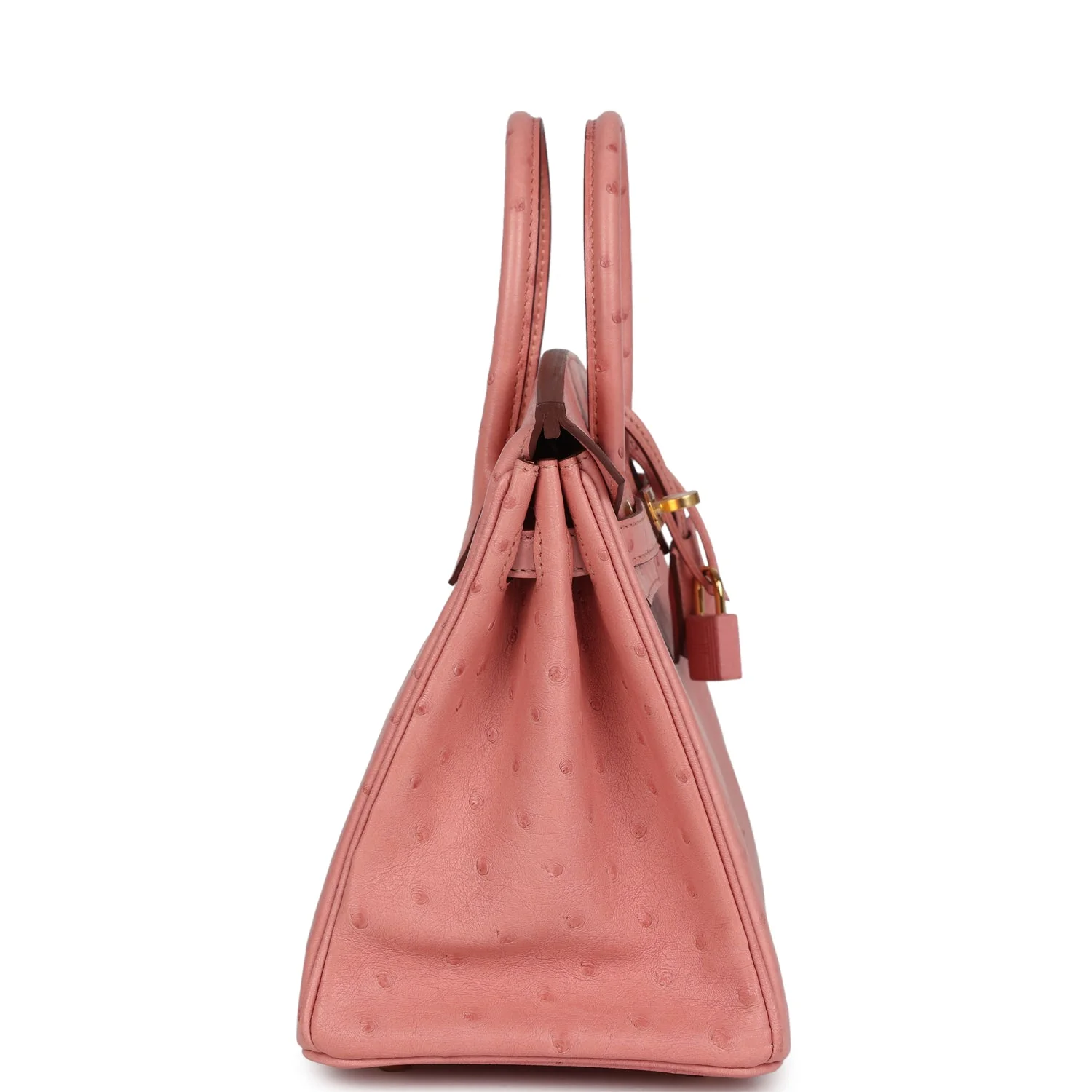 Hermes Birkin 25 Terre Cuite Ostrich Gold Hardware