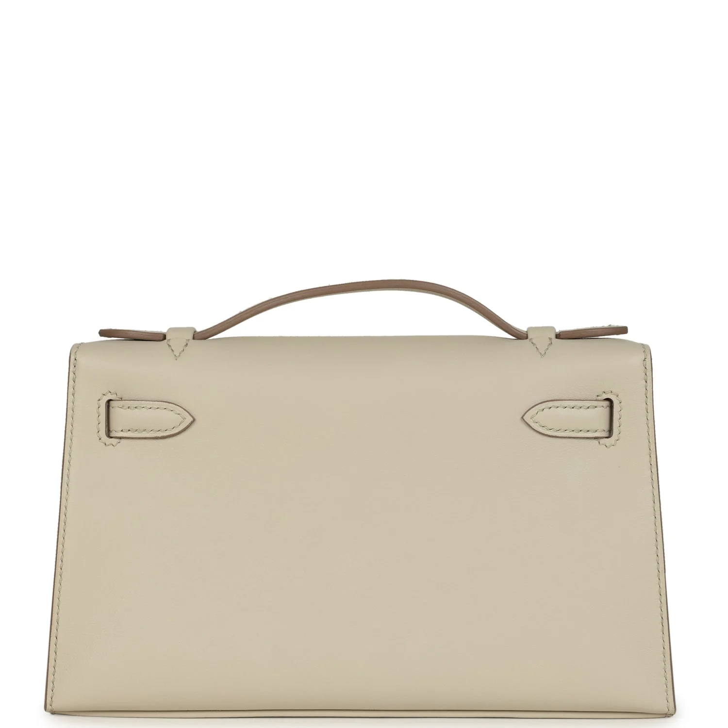 Hermes Special Order (HSS) Kelly Pochette Beton Verso Swift Permabrass Hardware