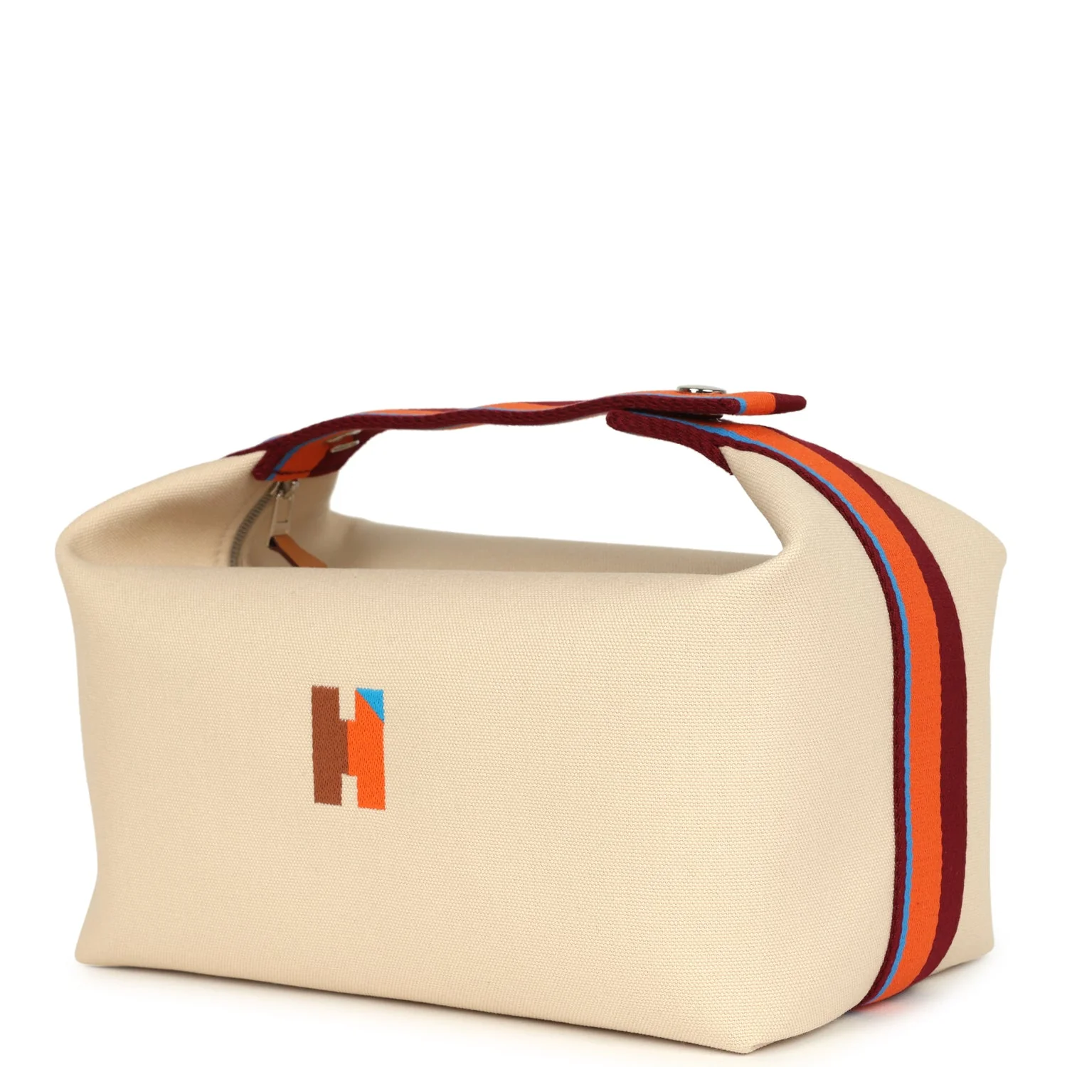 Hermes Bride A Brac Pavillon GM Naturel Canvas Palladium Hardware