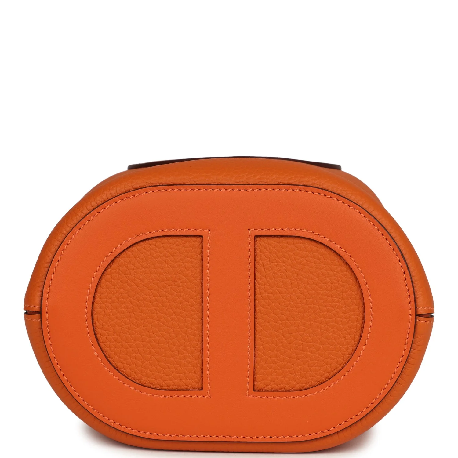 Hermes In-The-Loop 18 Orange Clemence and Swift Palladium Hardware