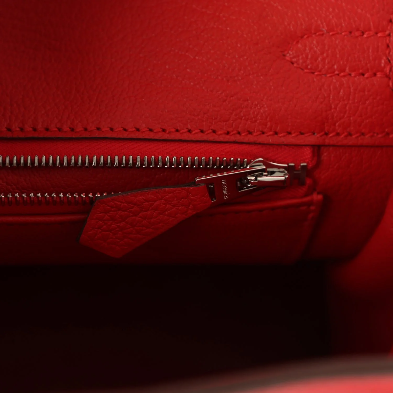 Hermes Birkin 25 Rouge Radieux Togo Palladium Hardware