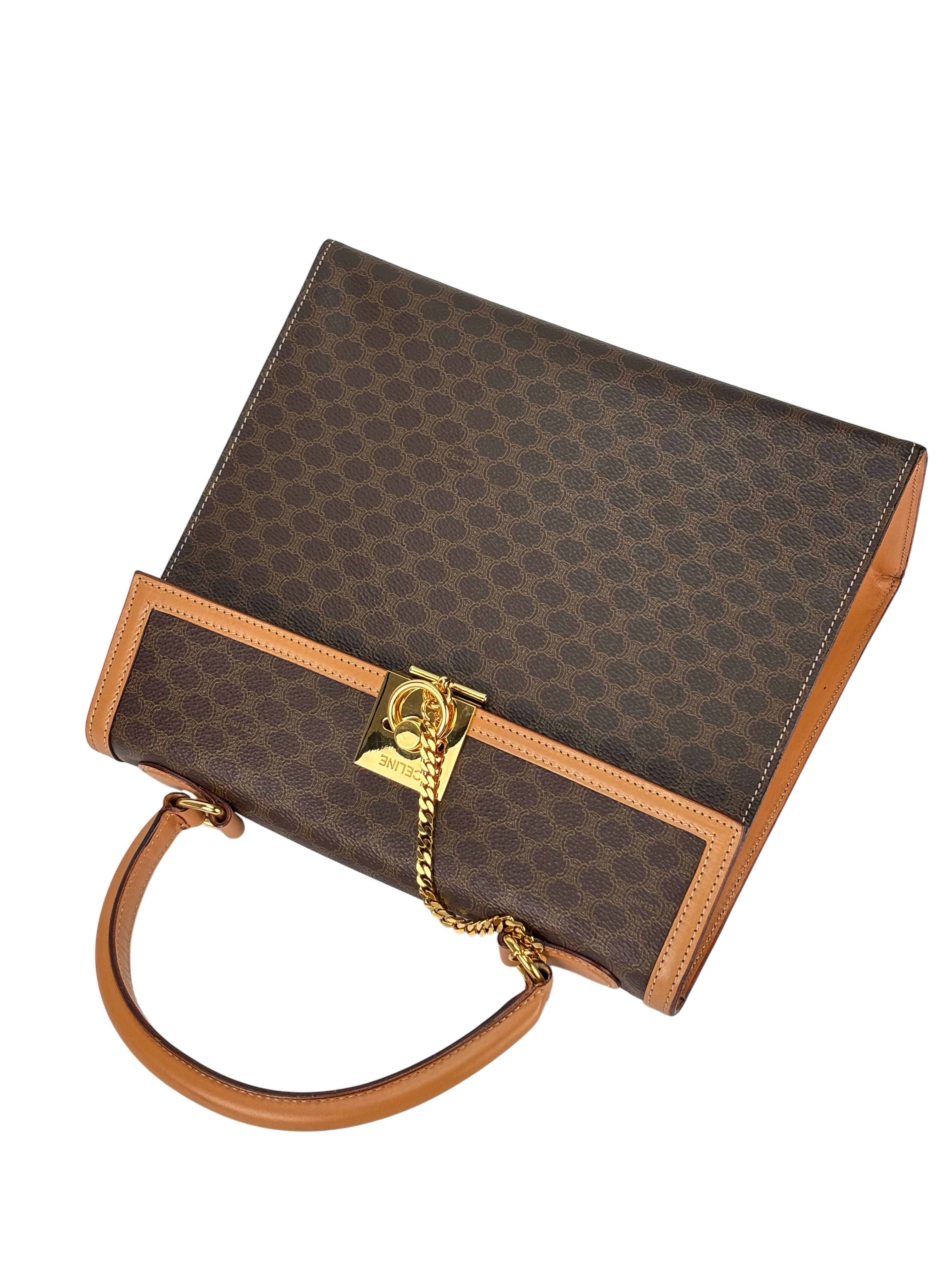 CELINE - Monogram PVC Macadam Handbag