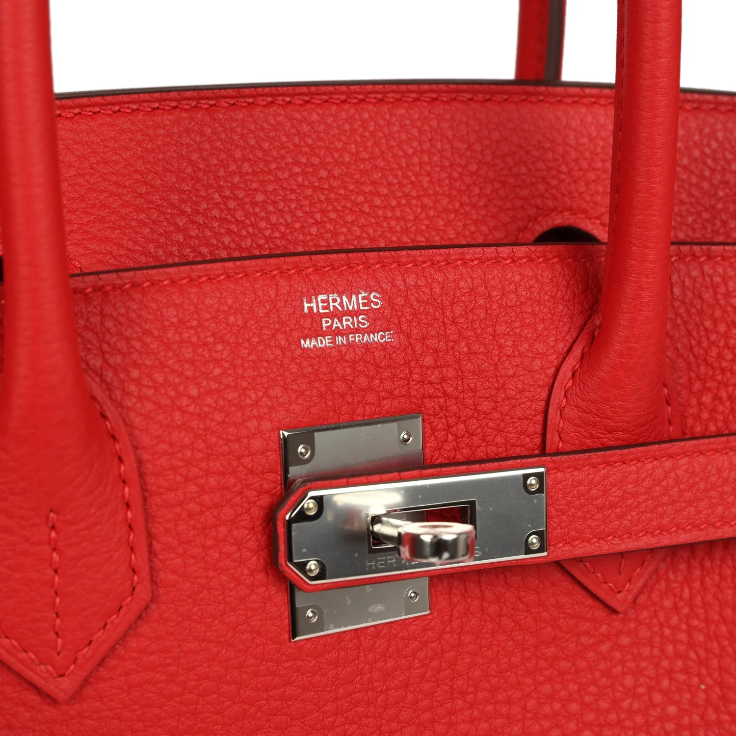 Hermes Birkin 30 Rouge Radieux Togo Palladium Hardware